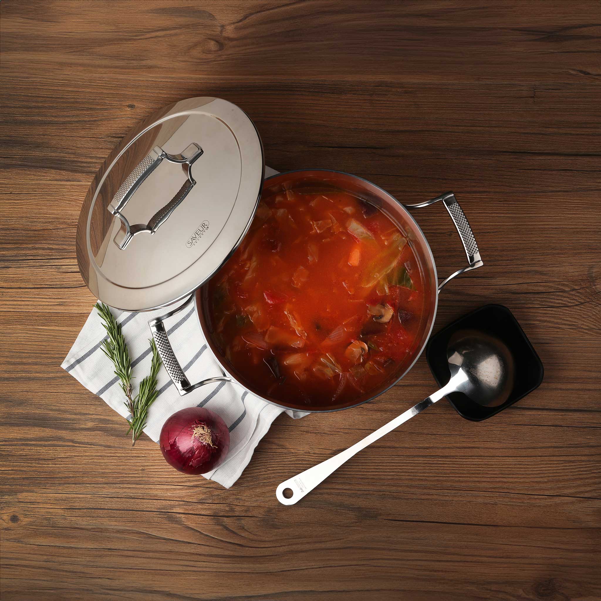 Saveur Selects Voyage Gryte - 3-Ply Rustfritt Stål