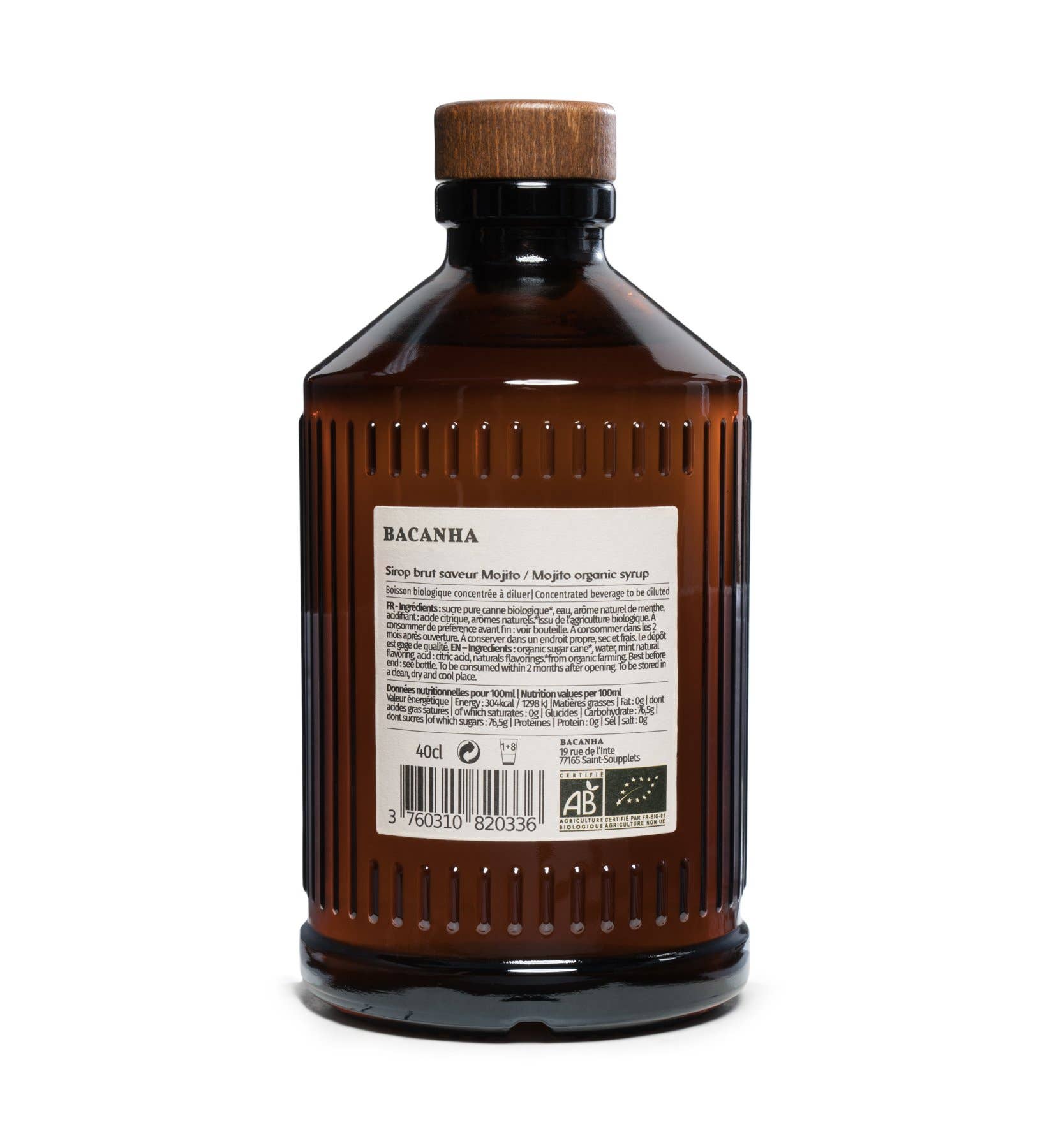 Bacanha - Raw Mojito Syrup - Organic - 400ml