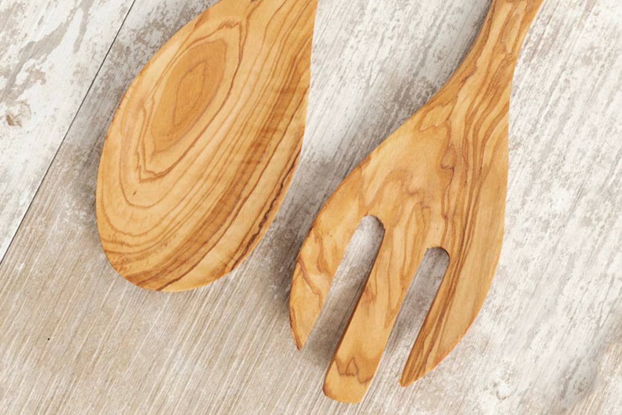 Verve Culture - Italian Olivewood Salad Servers