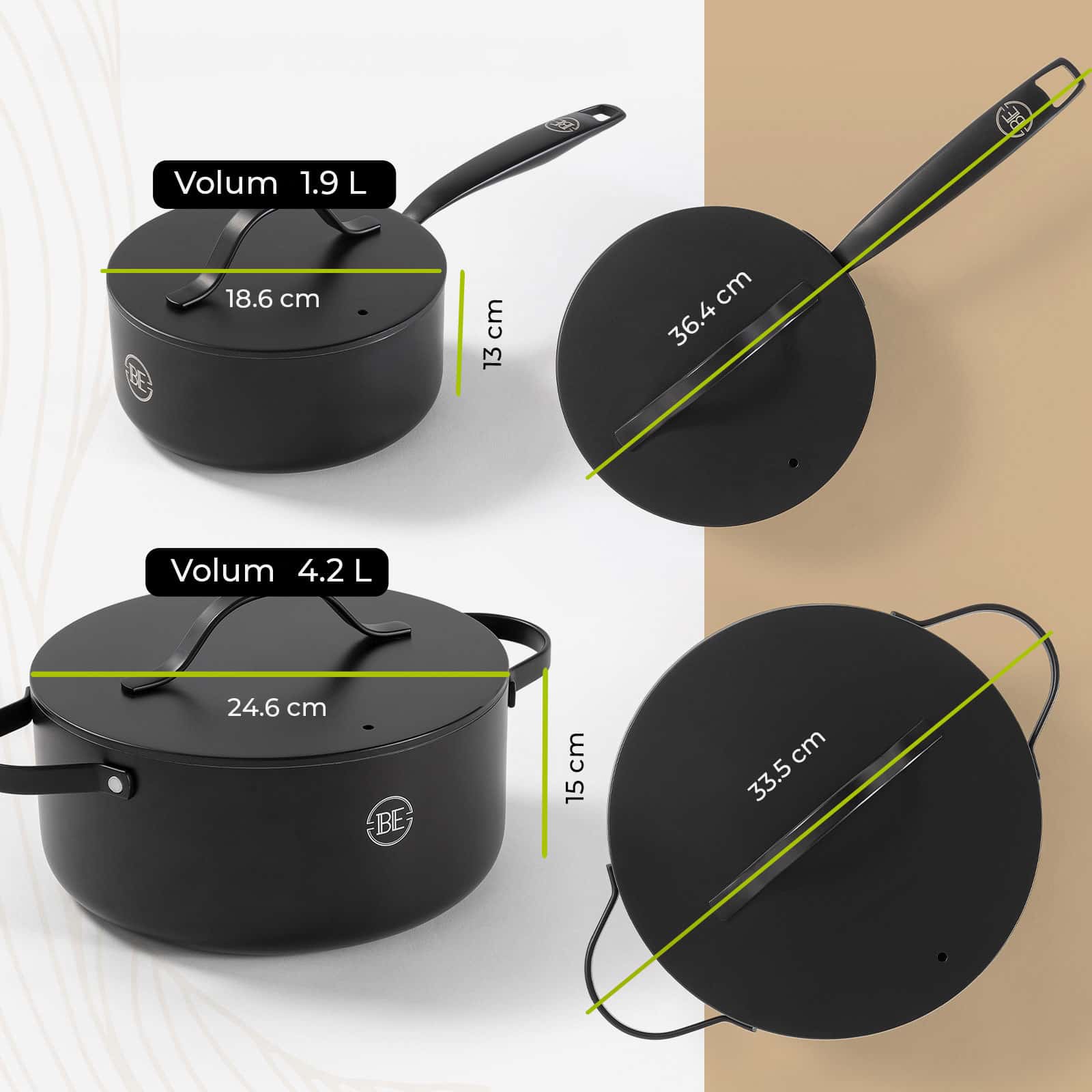 BE Living Essential Grytesett 12 deler