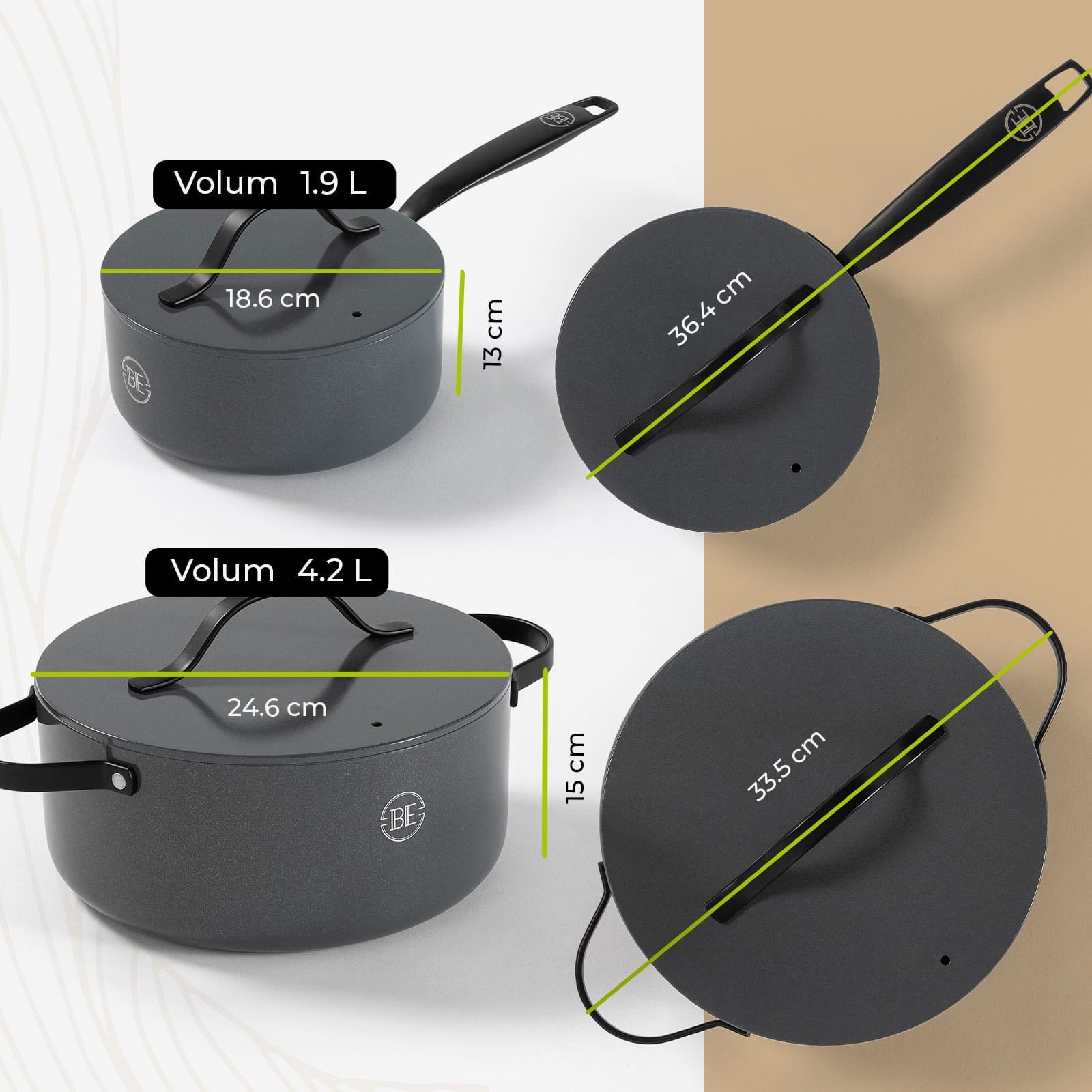 BE Living Essential Grytesett 12 deler