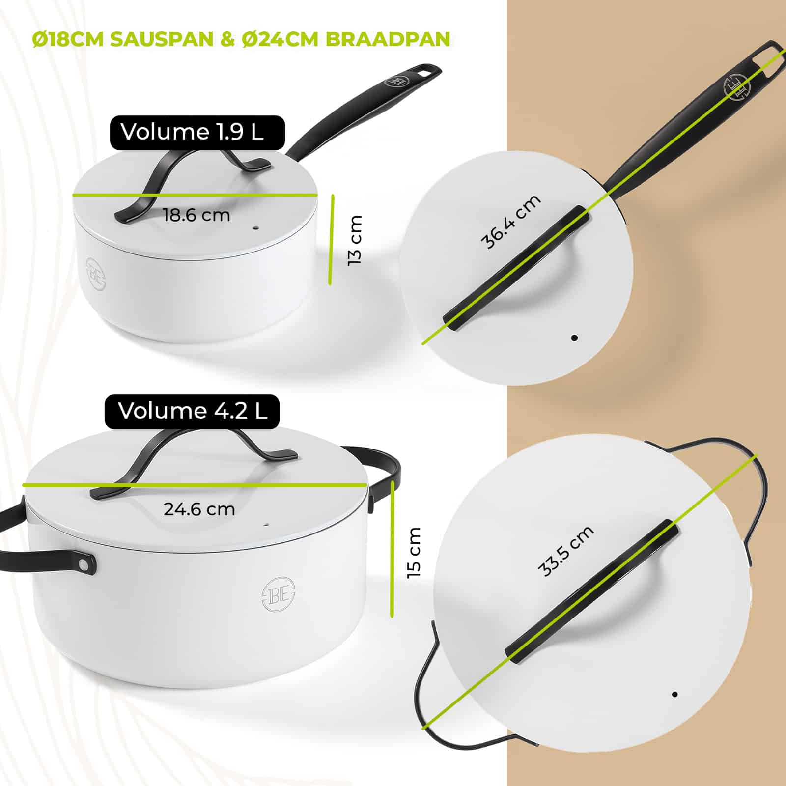 BE Living Essential Grytesett 12 deler