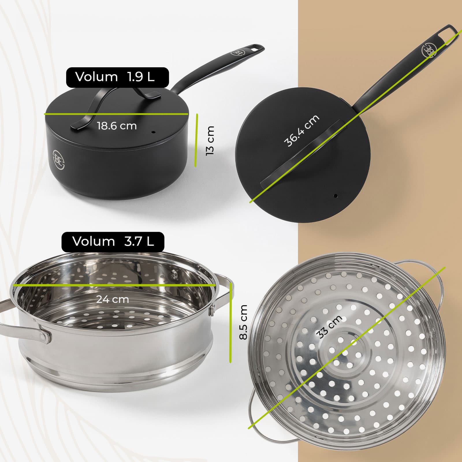 BE Living Essential Grytesett 20 deler