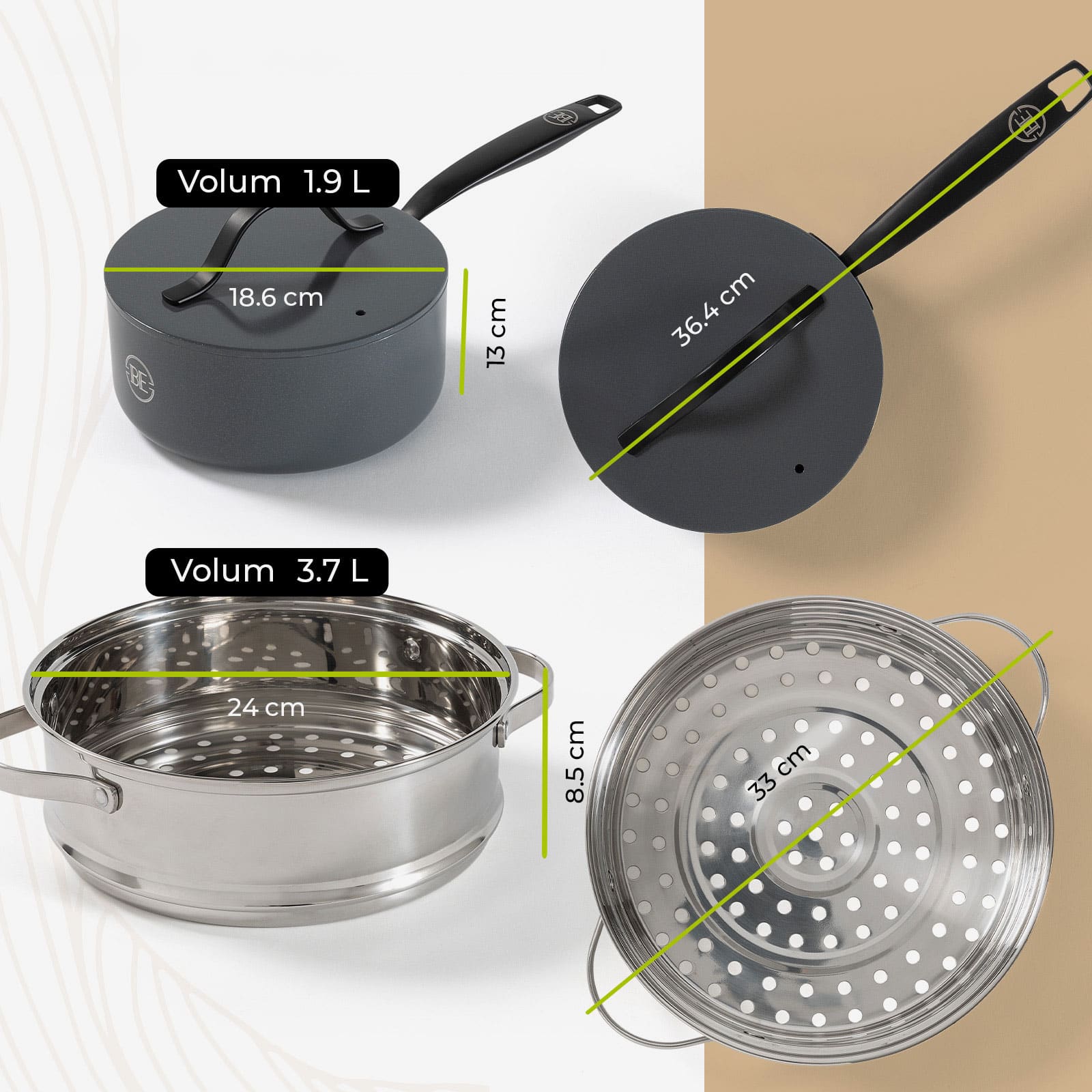 BE Living Essential Grytesett 20 deler