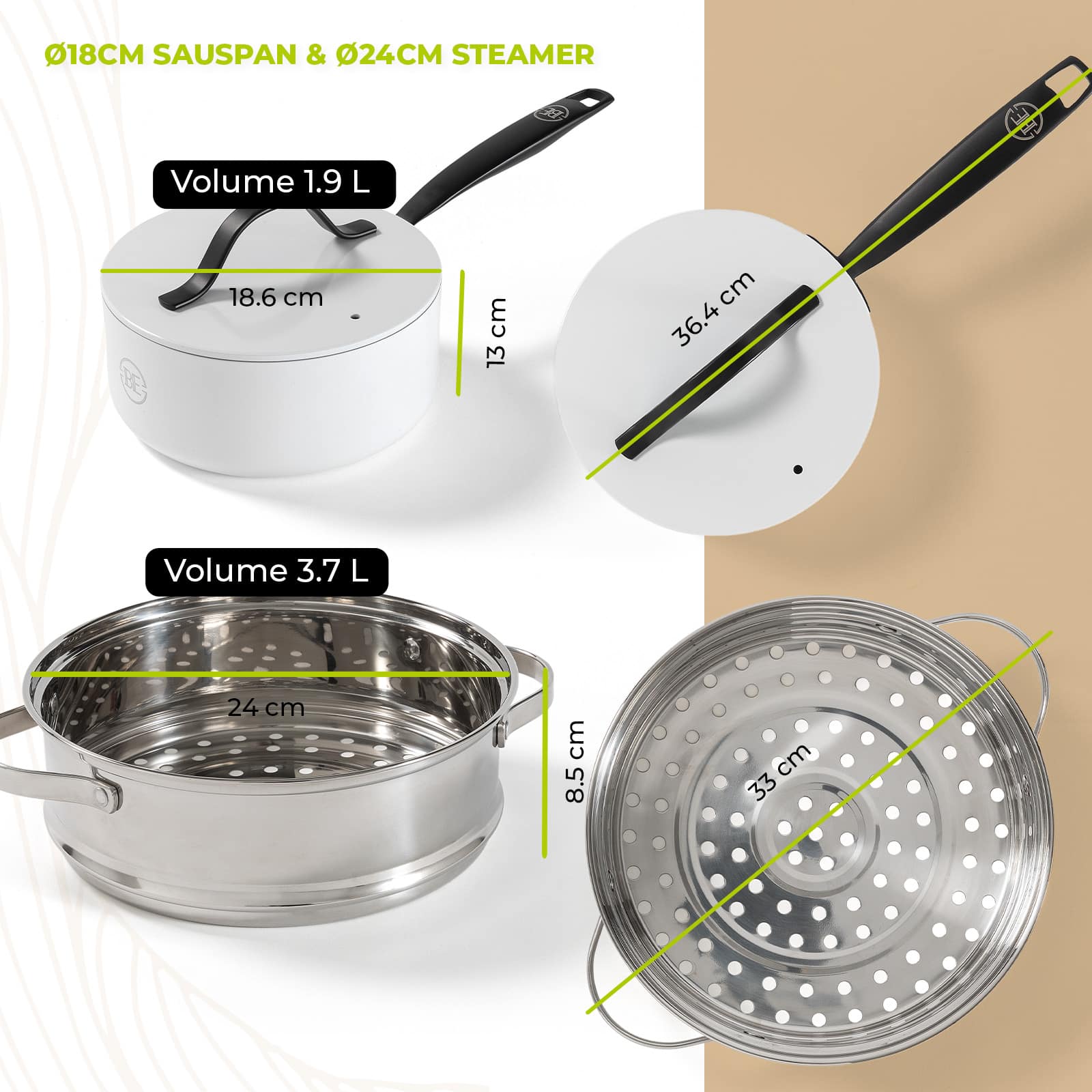 BE Living Essential Grytesett 20 deler