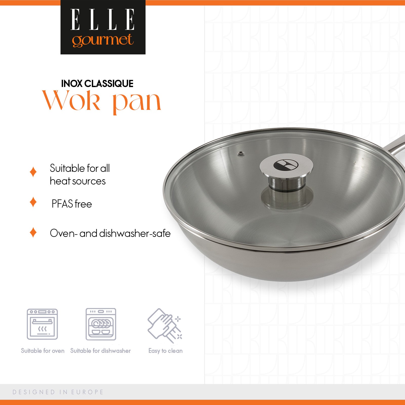 ELLE Gourmet Classique Wokpanne - Ø28cm