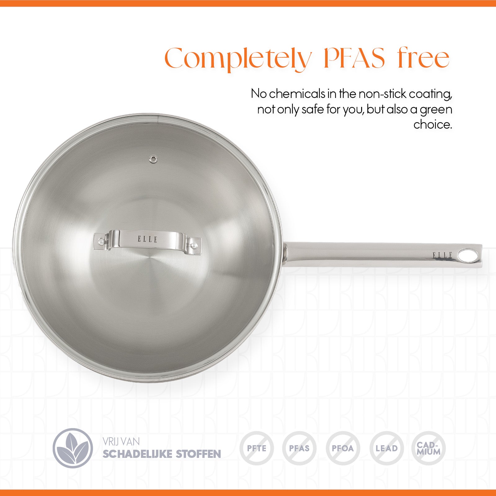 ELLE Gourmet Moderne Wokpanne - Ø28cm