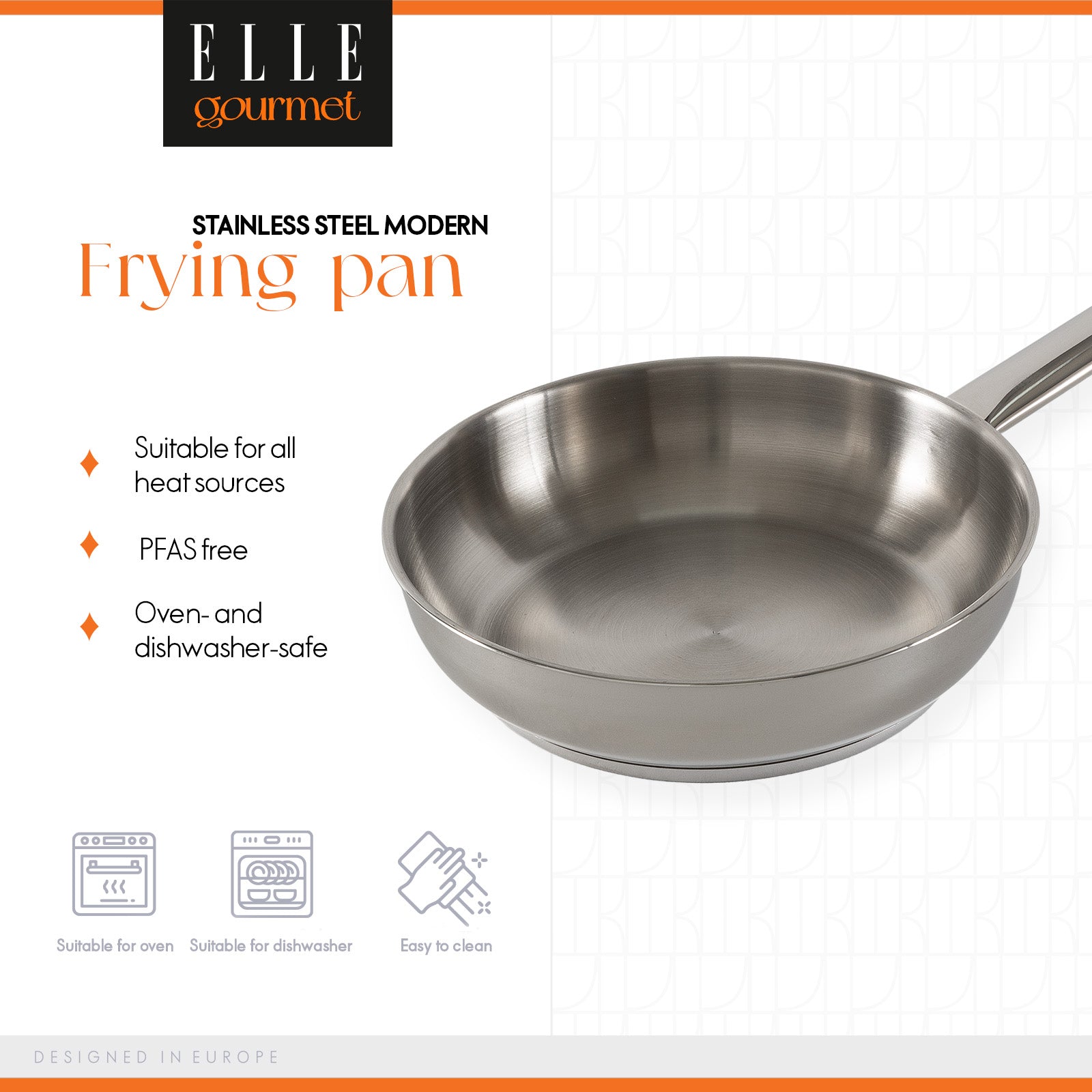 ELLE Gourmet Moderne Stekepanne