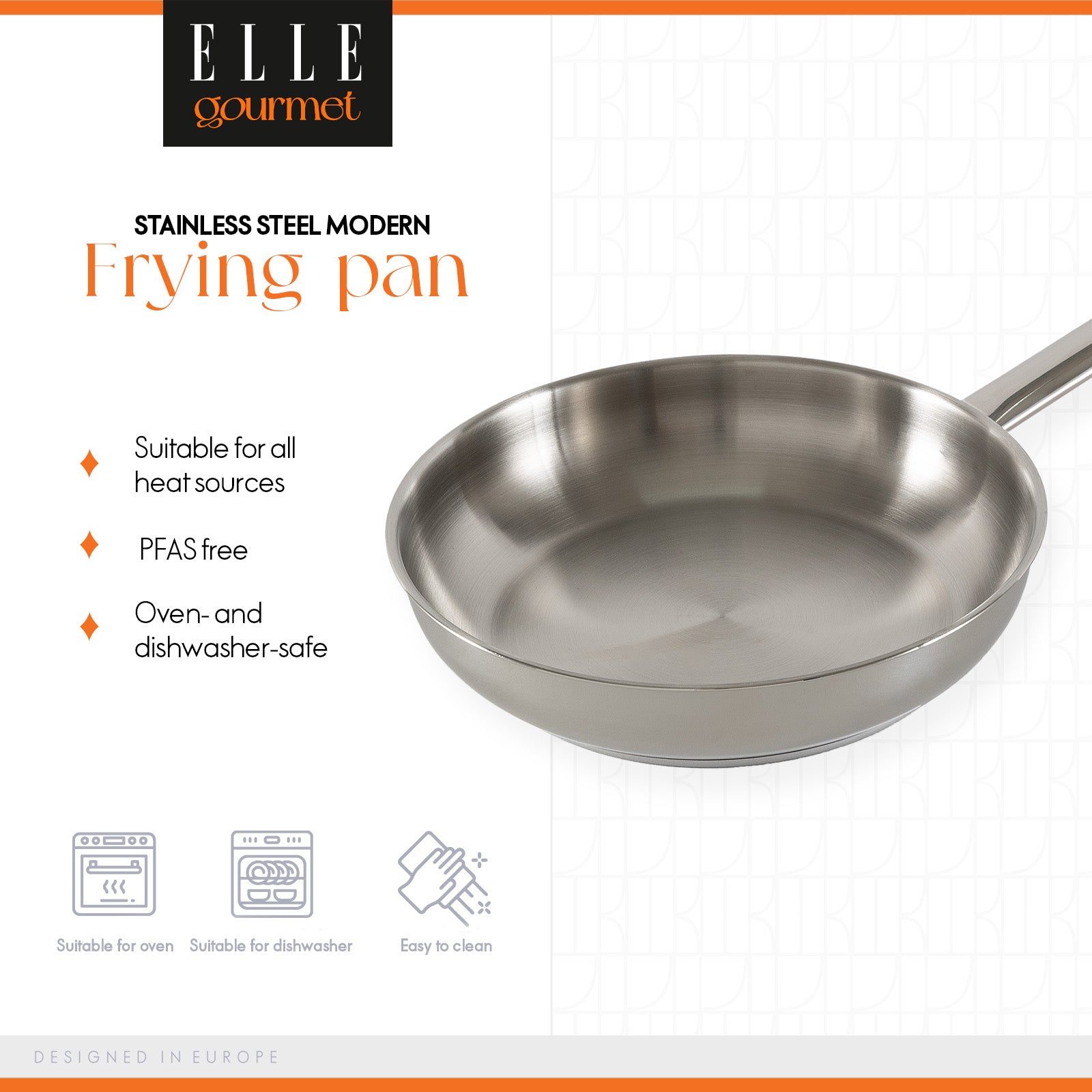 ELLE Gourmet Moderne Stekepanne