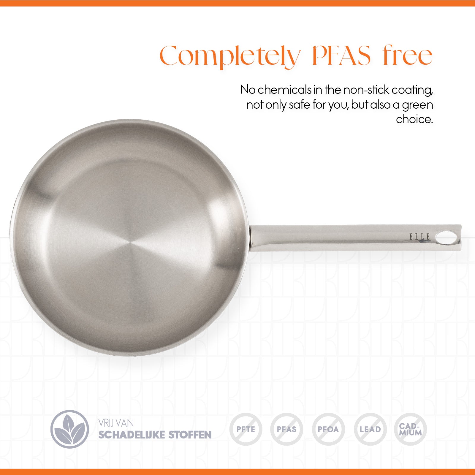 ELLE Gourmet Moderne Stekepanne
