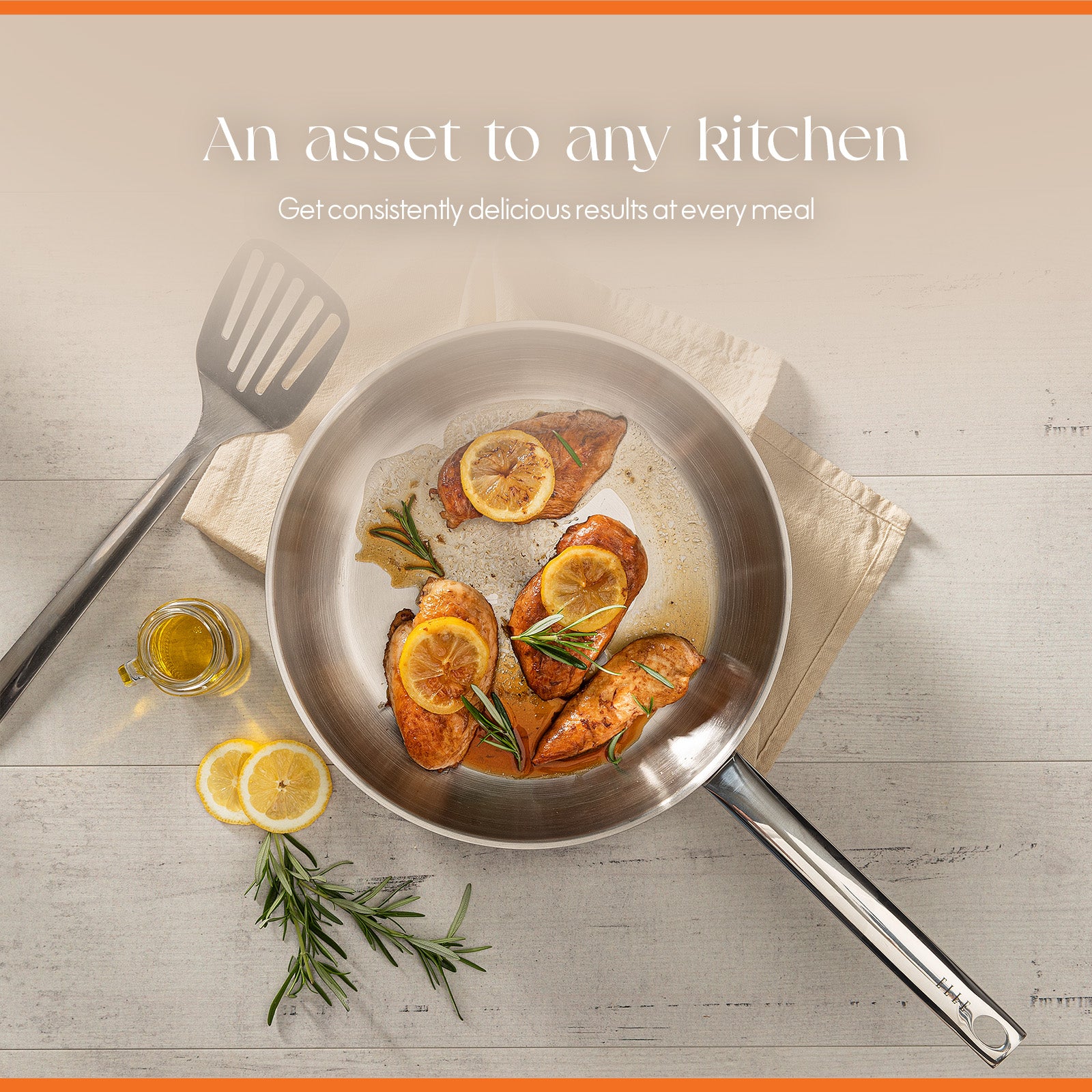 ELLE Gourmet Moderne Stekepanne