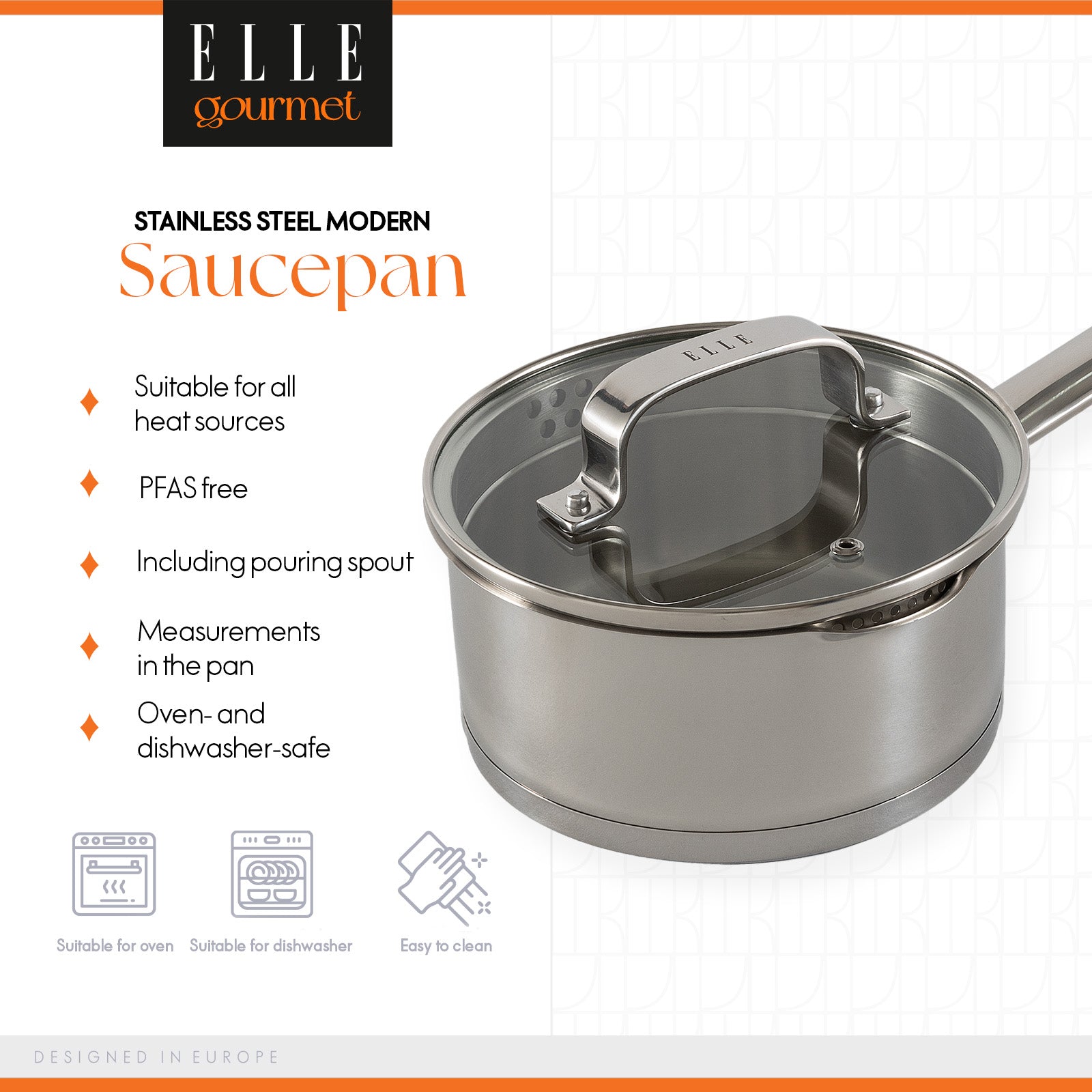 ELLE Gourmet Moderne Sautépanne - Ø16cm