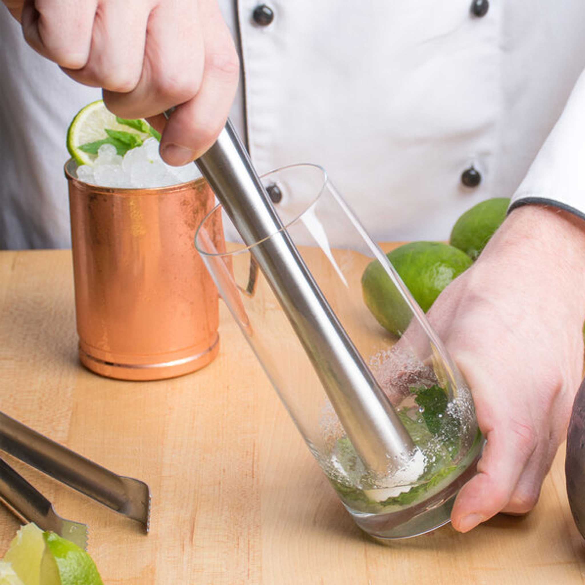 TableCraft Rustfritt Stål Muddler Med Plasttupp