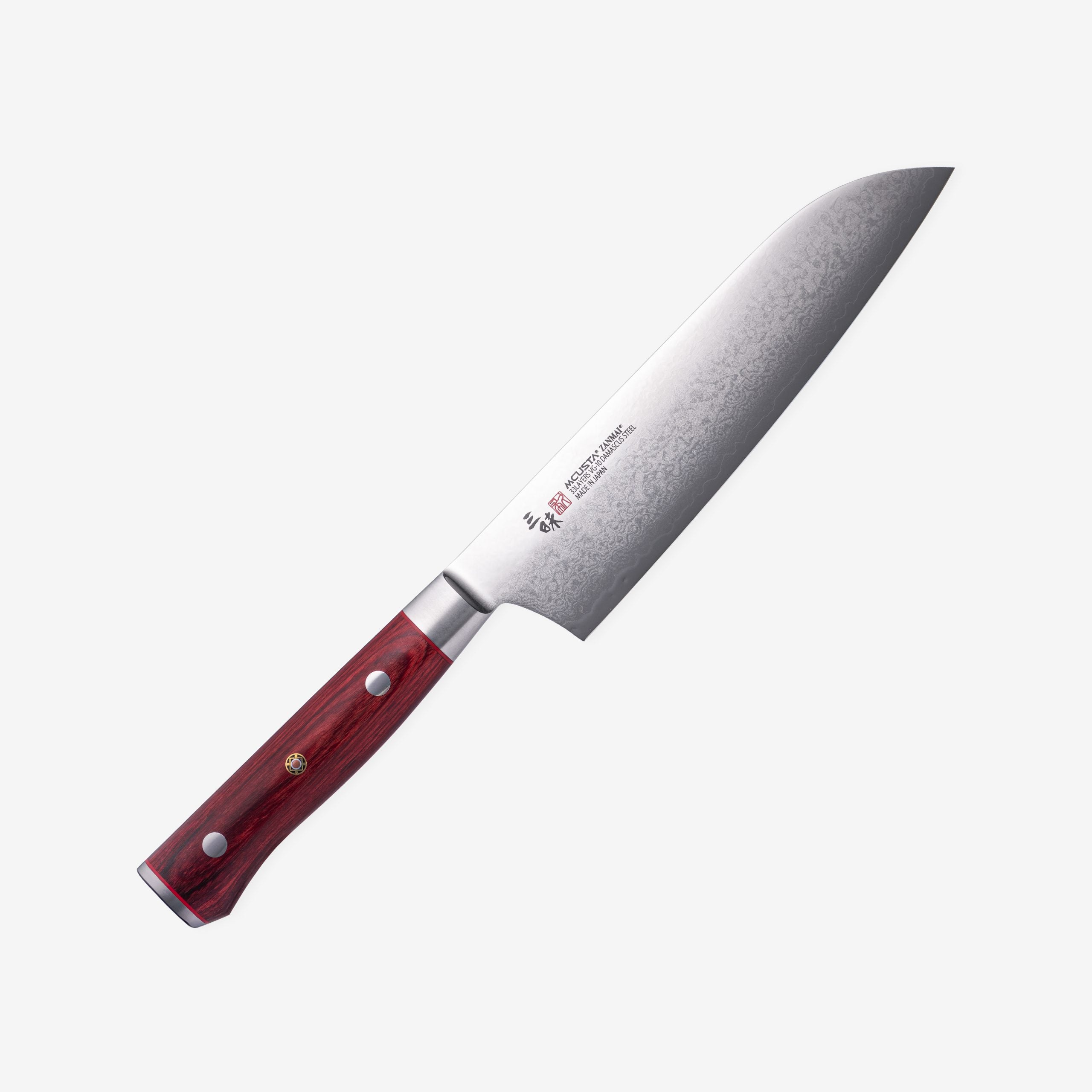 Mcusta Zanmai Damascus Santokukniv 18 cm