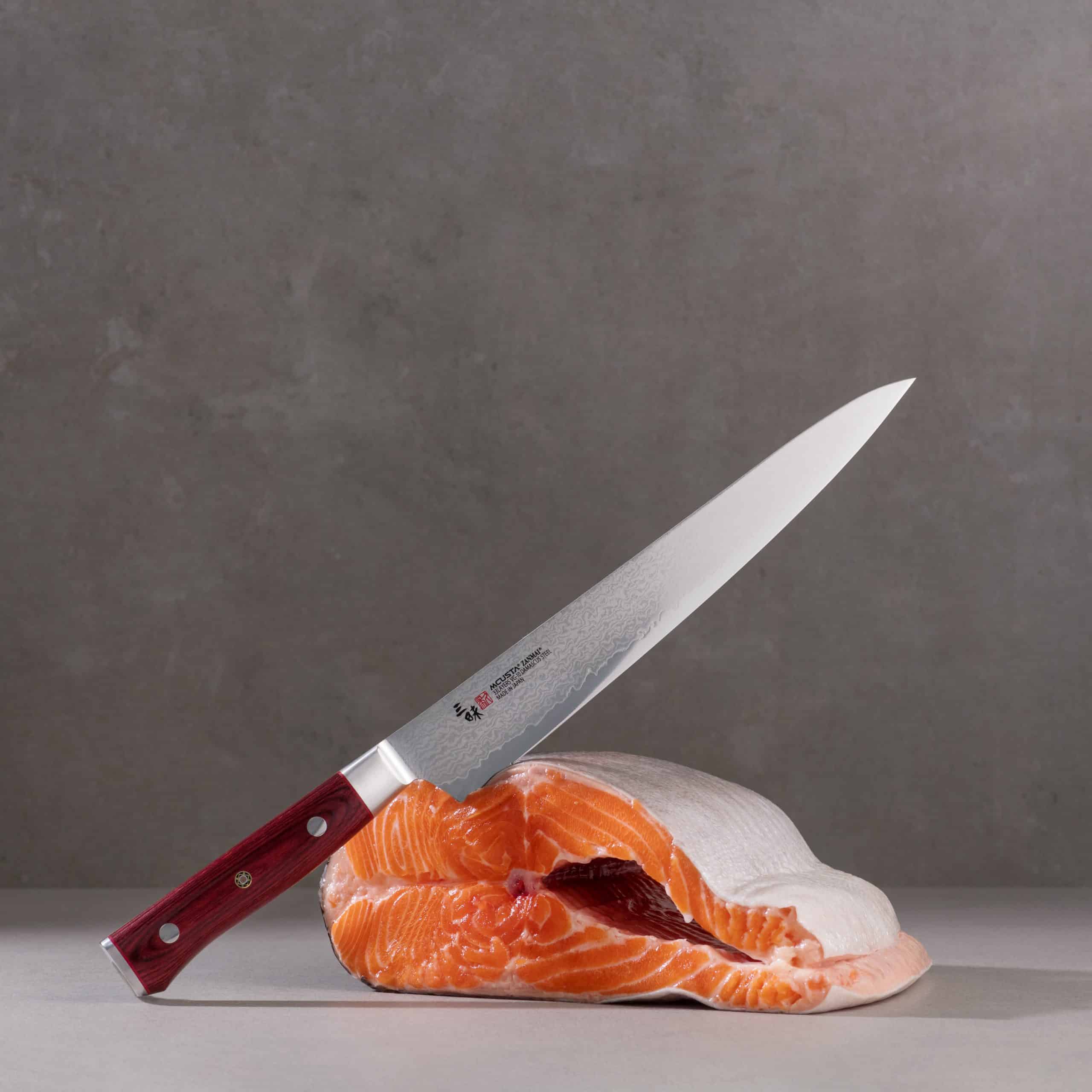 Mcusta Zanmai Damascus Sujihiki Skjærekniv 24 cm