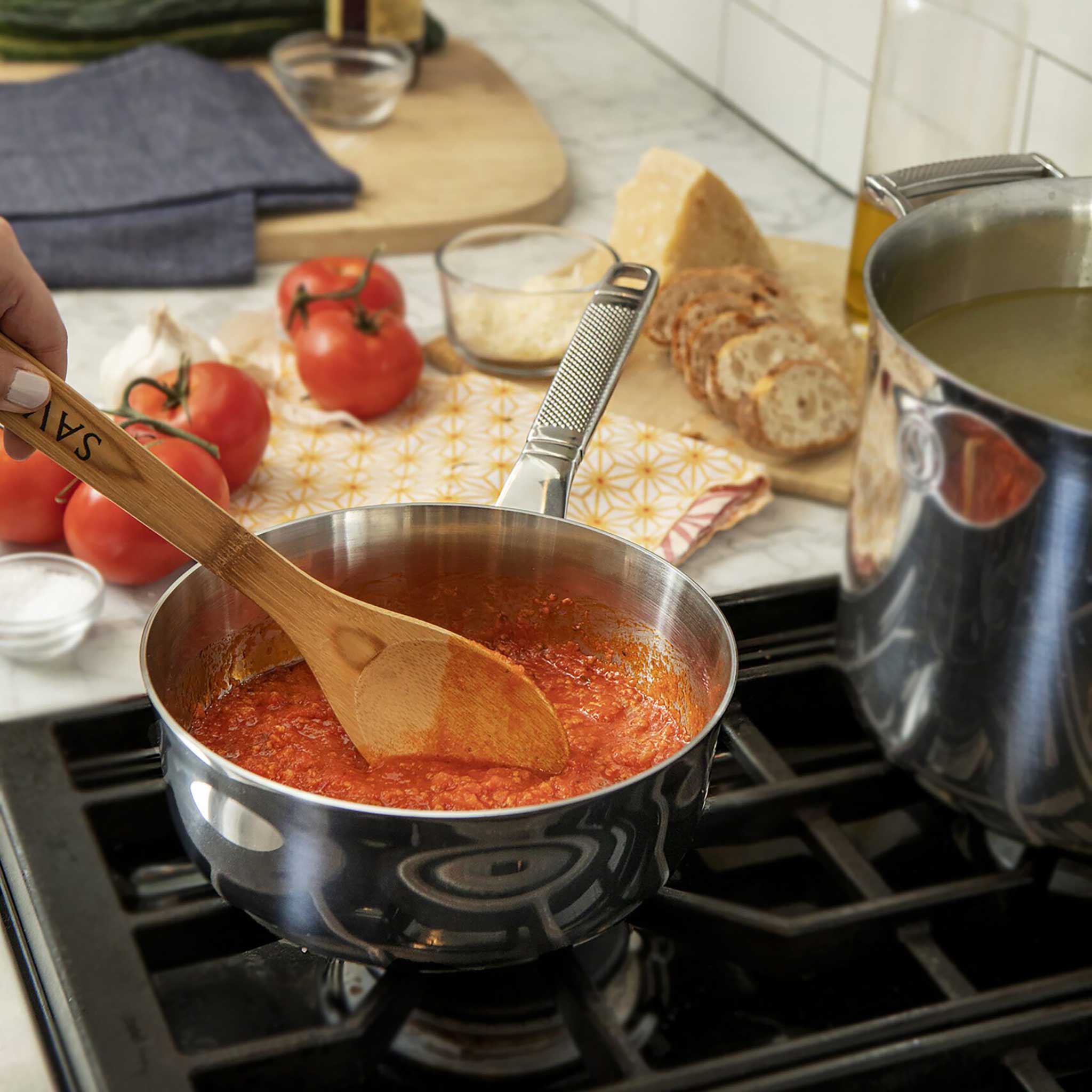 Saveur Selects Voyage Lav Kasserolle - Ø20cm -  3-Ply Rustfritt Stål