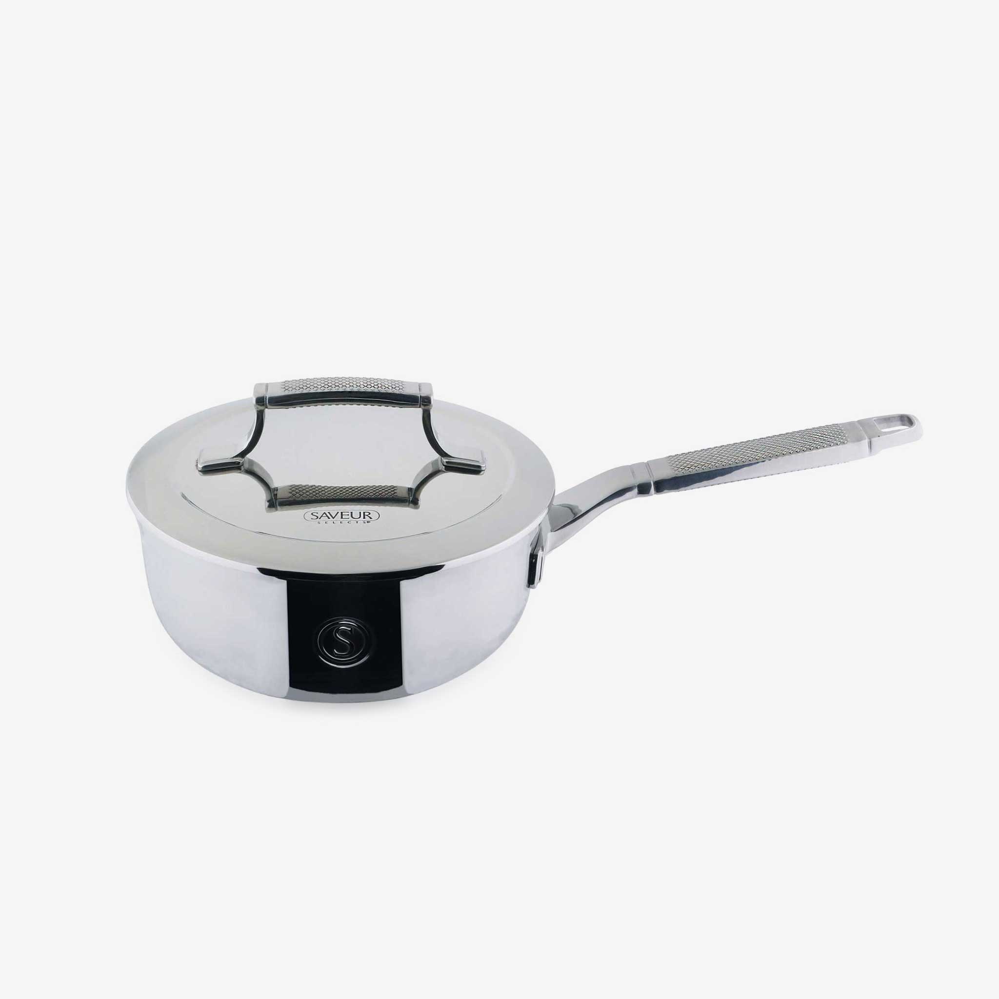 Saveur Selects Voyage Lav Kasserolle - Ø20cm -  3-Ply Rustfritt Stål