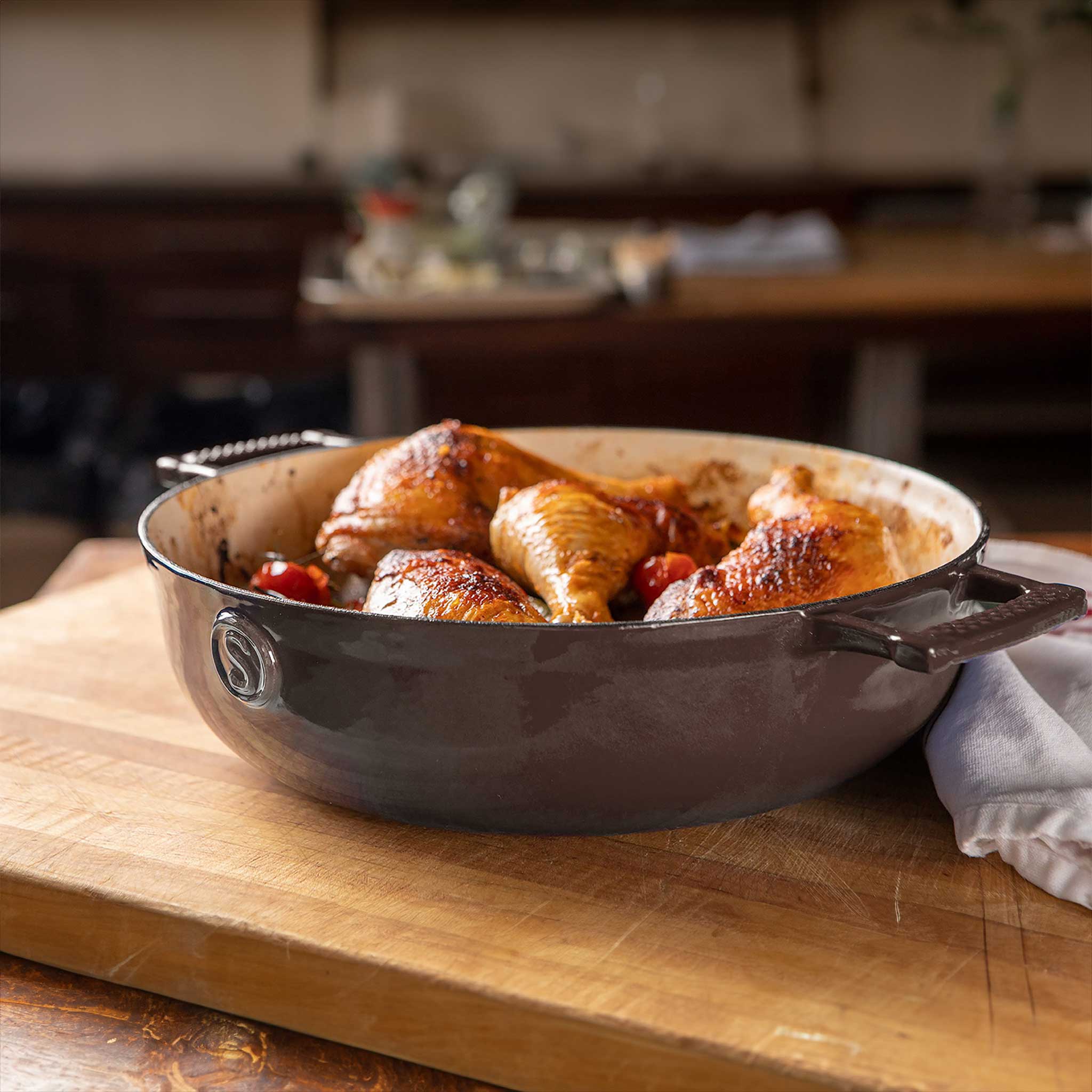 Saveur Selects Voyage Støpejern Lav Gryte - Ø30cm