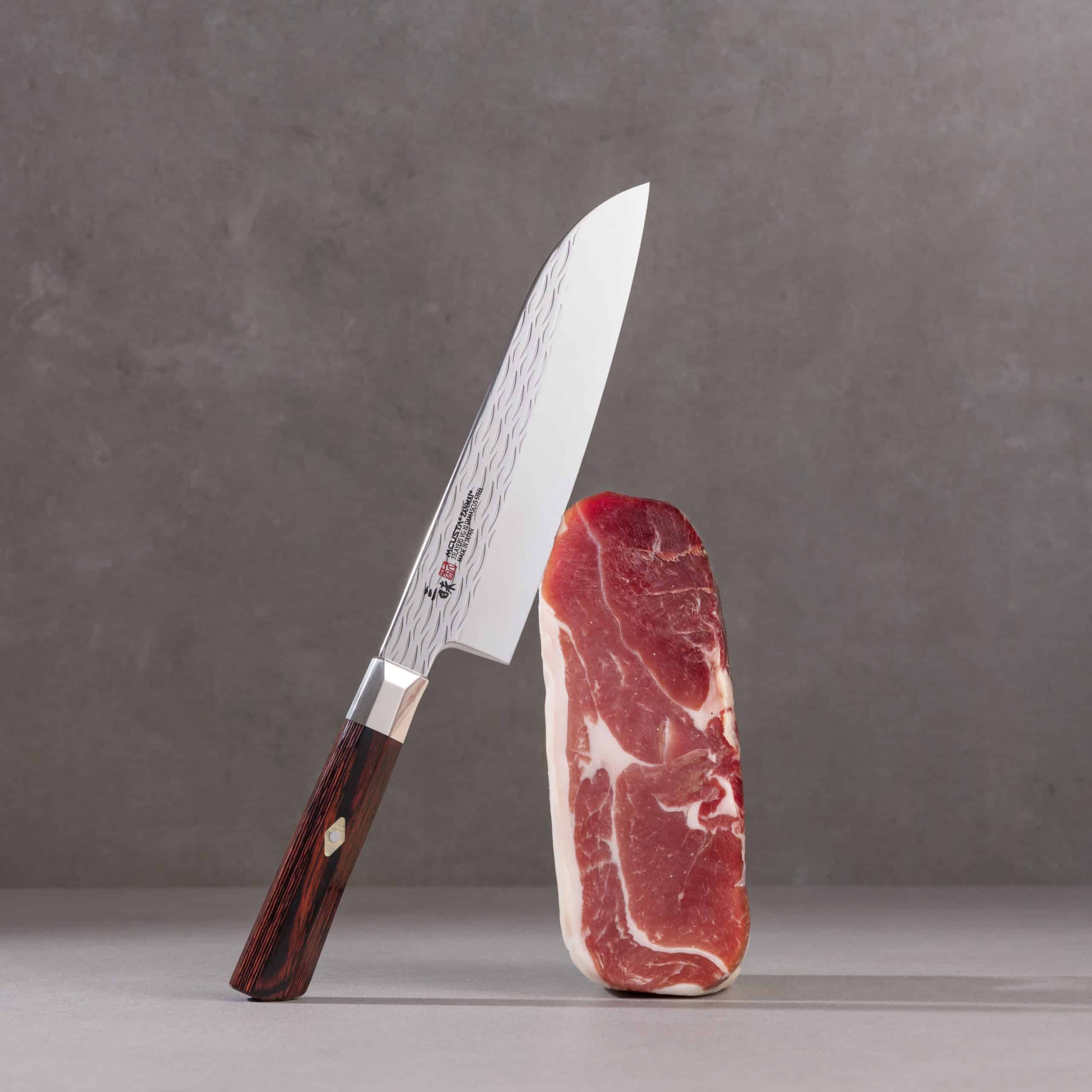 Mcusta Zanmai Supreme Ripple Santokukniv 18 cm