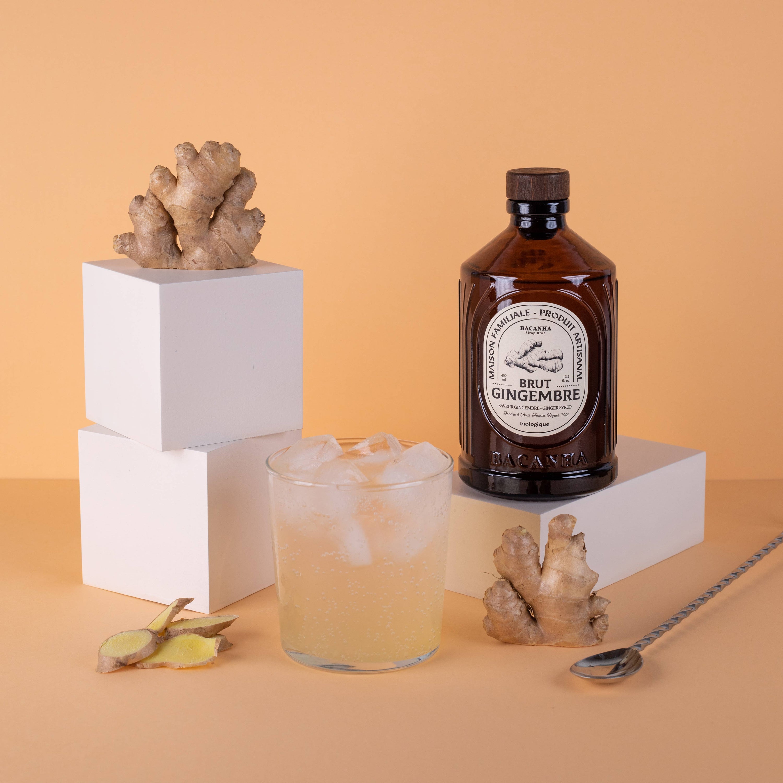 Bacanha - Raw Ginger Syrup - Organic - 400ml