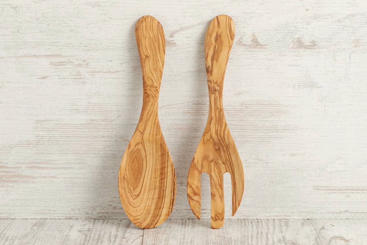 Verve Culture - Italian Olivewood Salad Servers