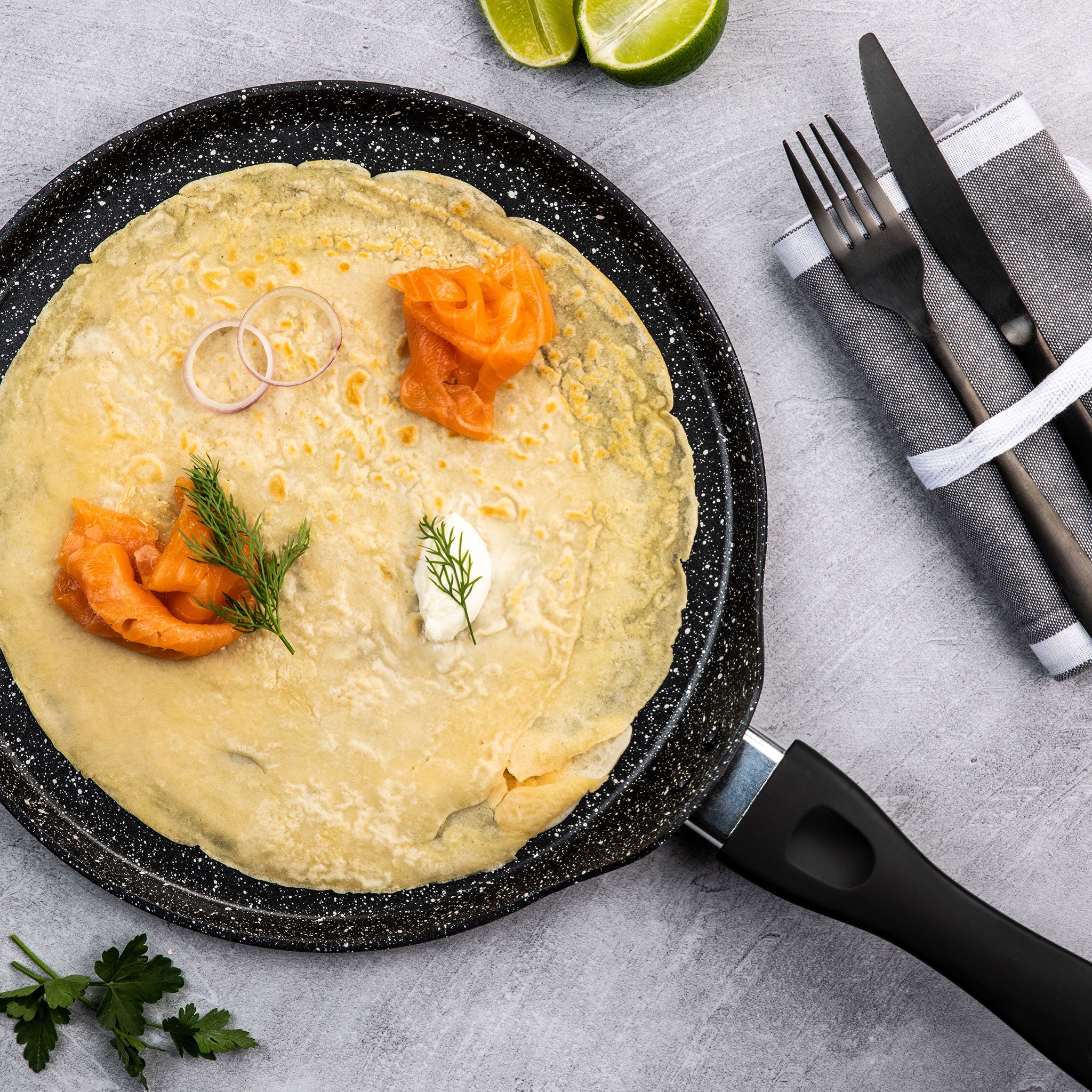 Westinghouse Black Marble Pannekakepanne - 28 cm