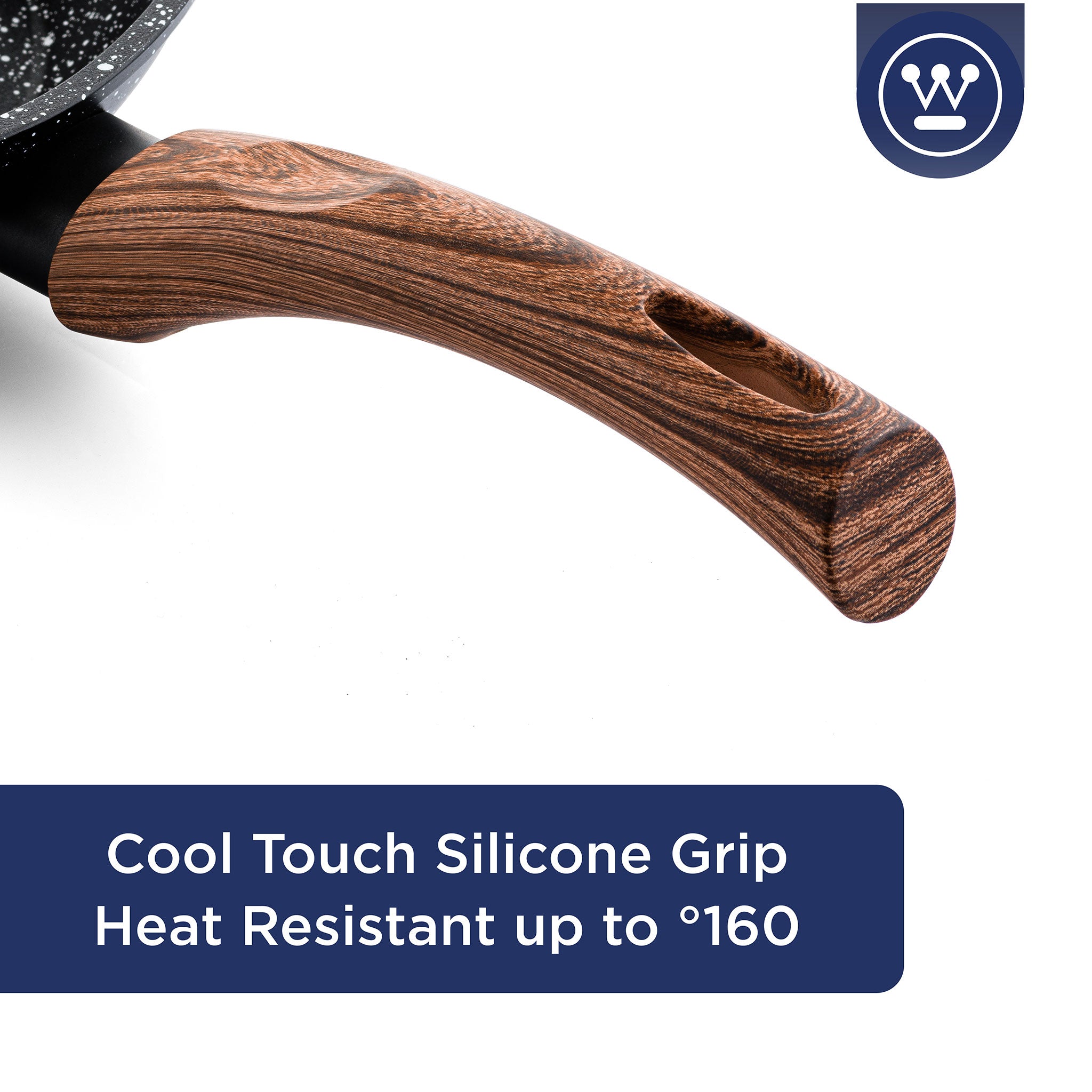 Westinghouse Black Marble Wood 7 kopper pannekakepanne - 26cm