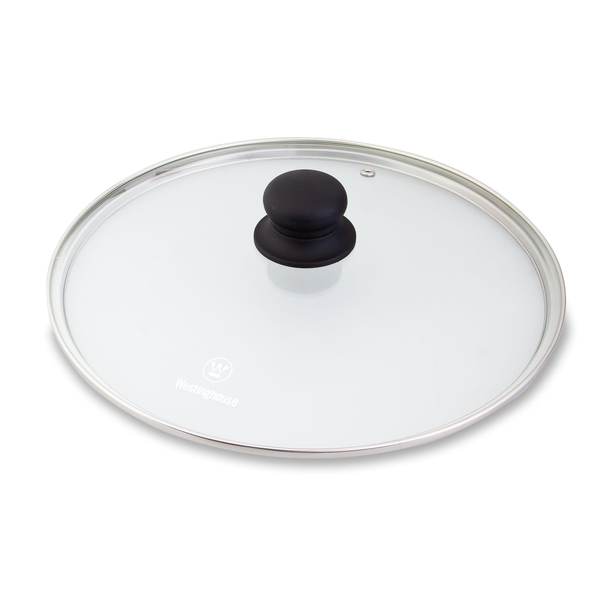 Westinghouse Glasslokk med svart knott 28 cm