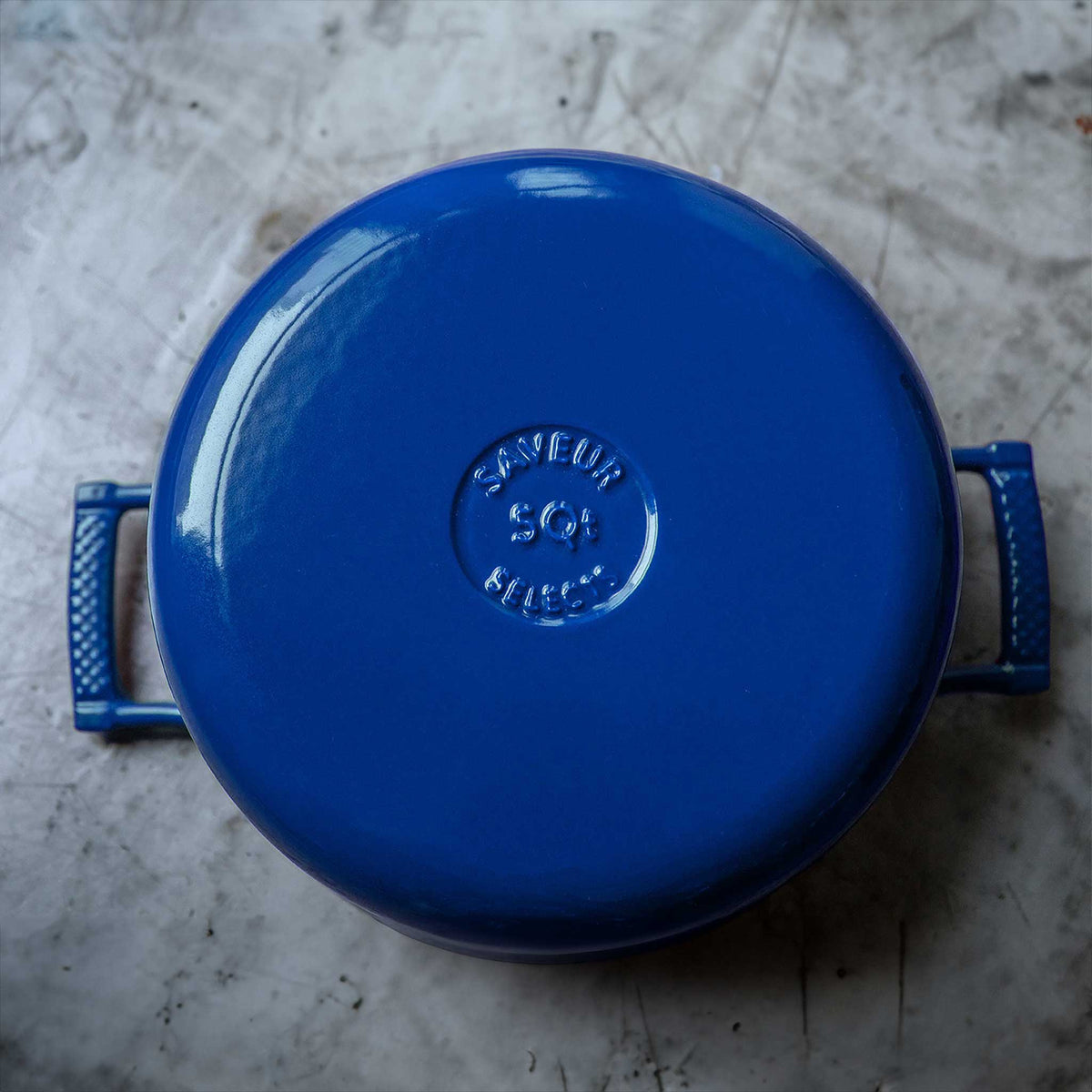 Saveur Selects Voyage Støpejern Gryte - Ø25 cm - Klassisk Blå