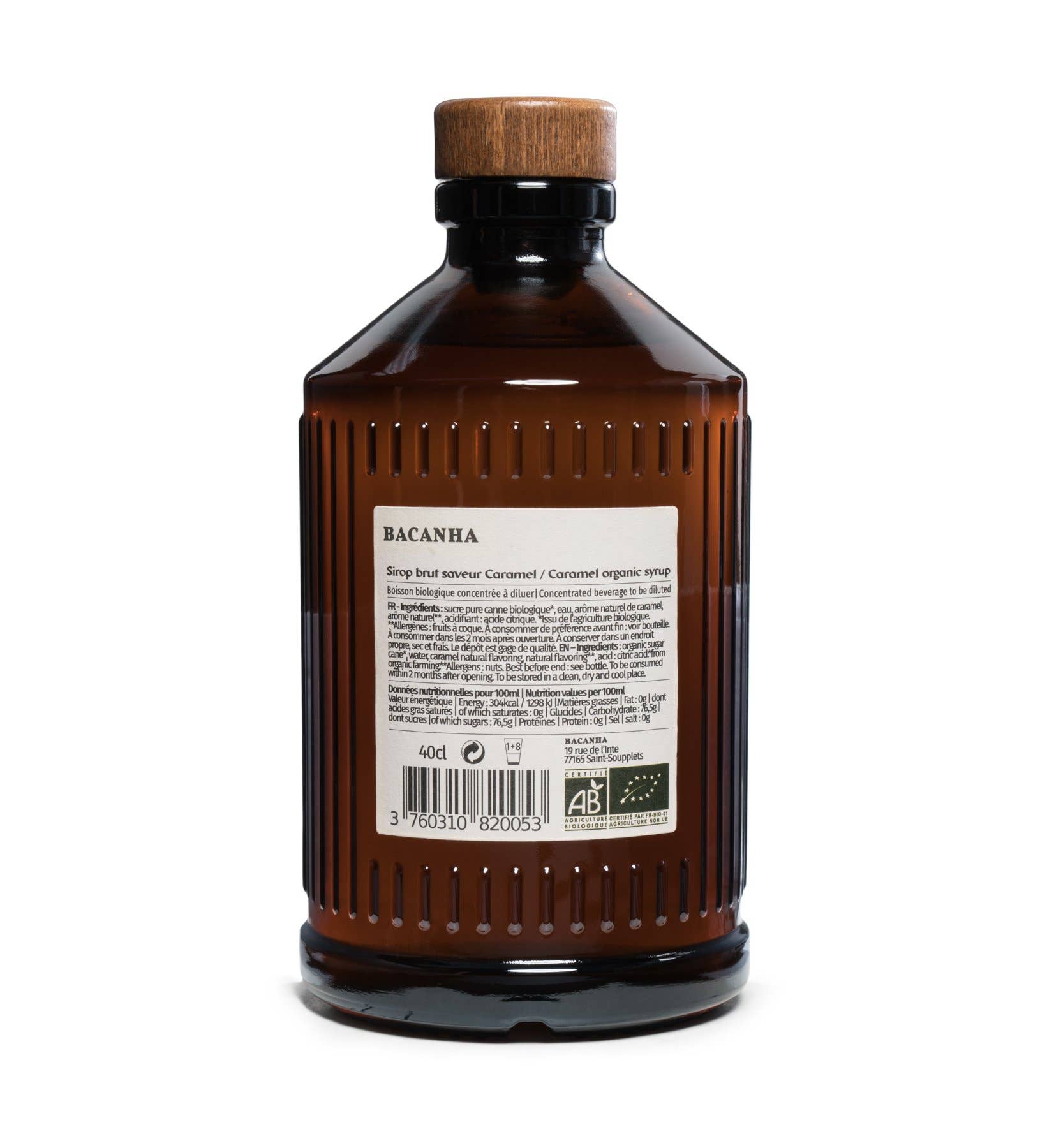 Bacanha - Raw Caramel Syrup - Organisk - 400ml