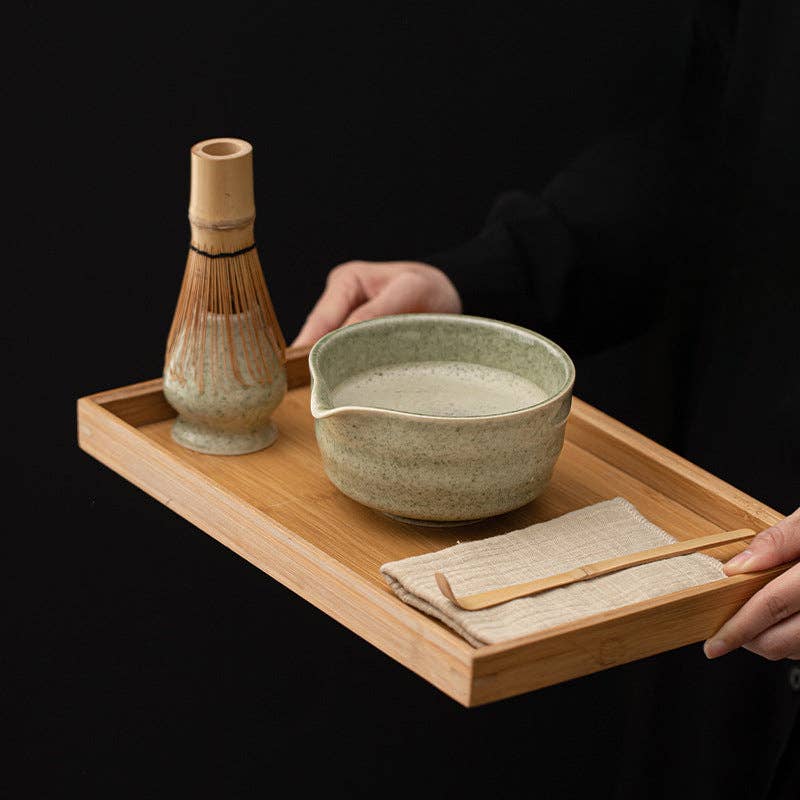 Gohobi – Keramisk matcha-sett 013 Hvit Hvit
