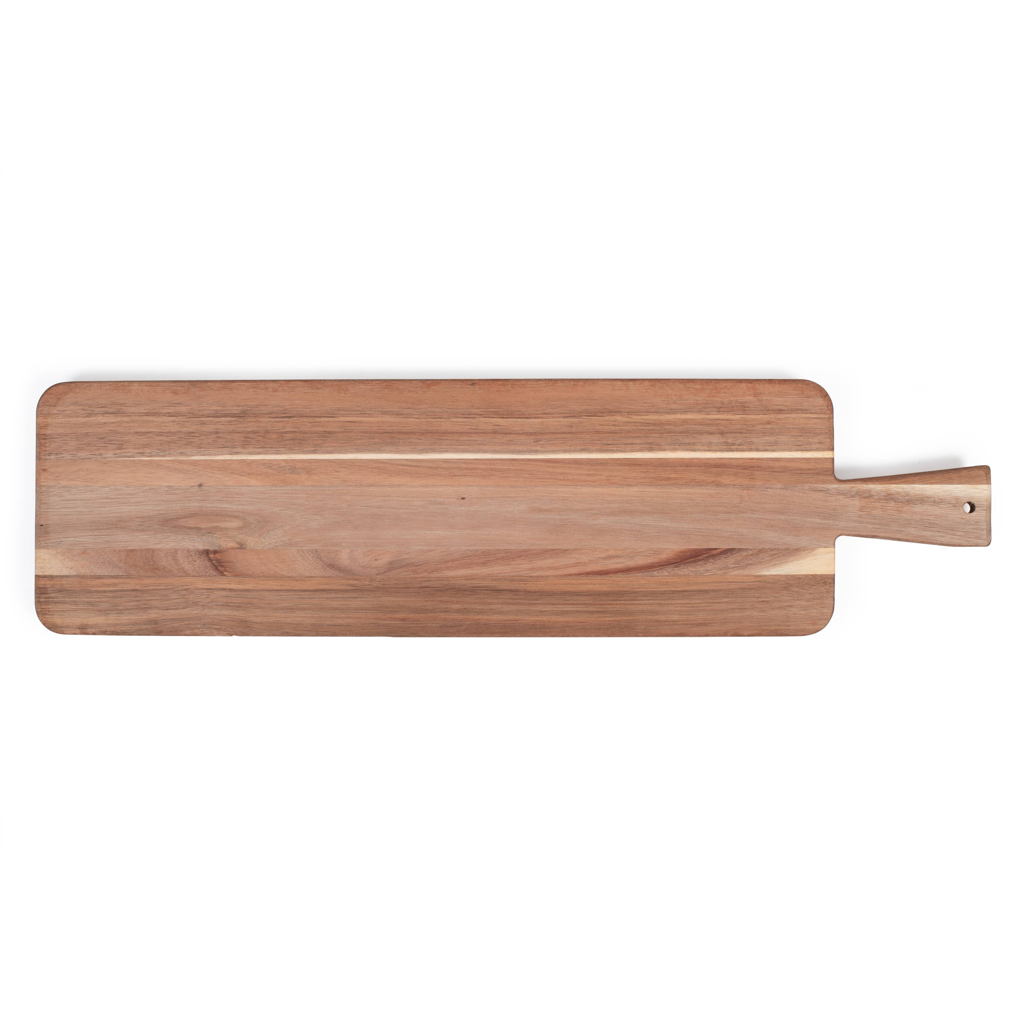 Livoo Maxi serveringsbrett i akasie, 75 cm — Kokkeglede