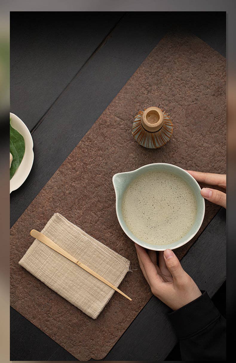 Gohobi – Keramisk matcha-sett 013 Hvit Hvit