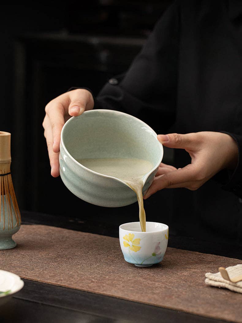 Gohobi – Keramisk matcha-sett 013 Hvit Hvit
