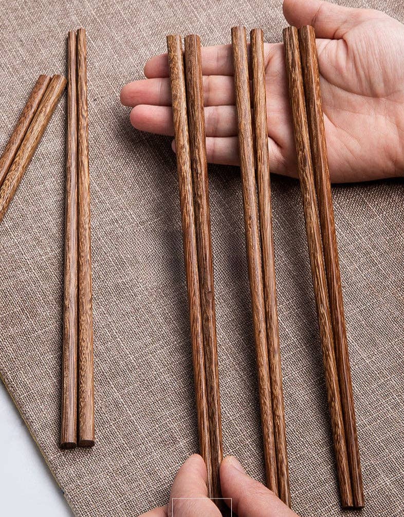 Gohobi – Et sett med 5 par essensielle spisepinner i tre