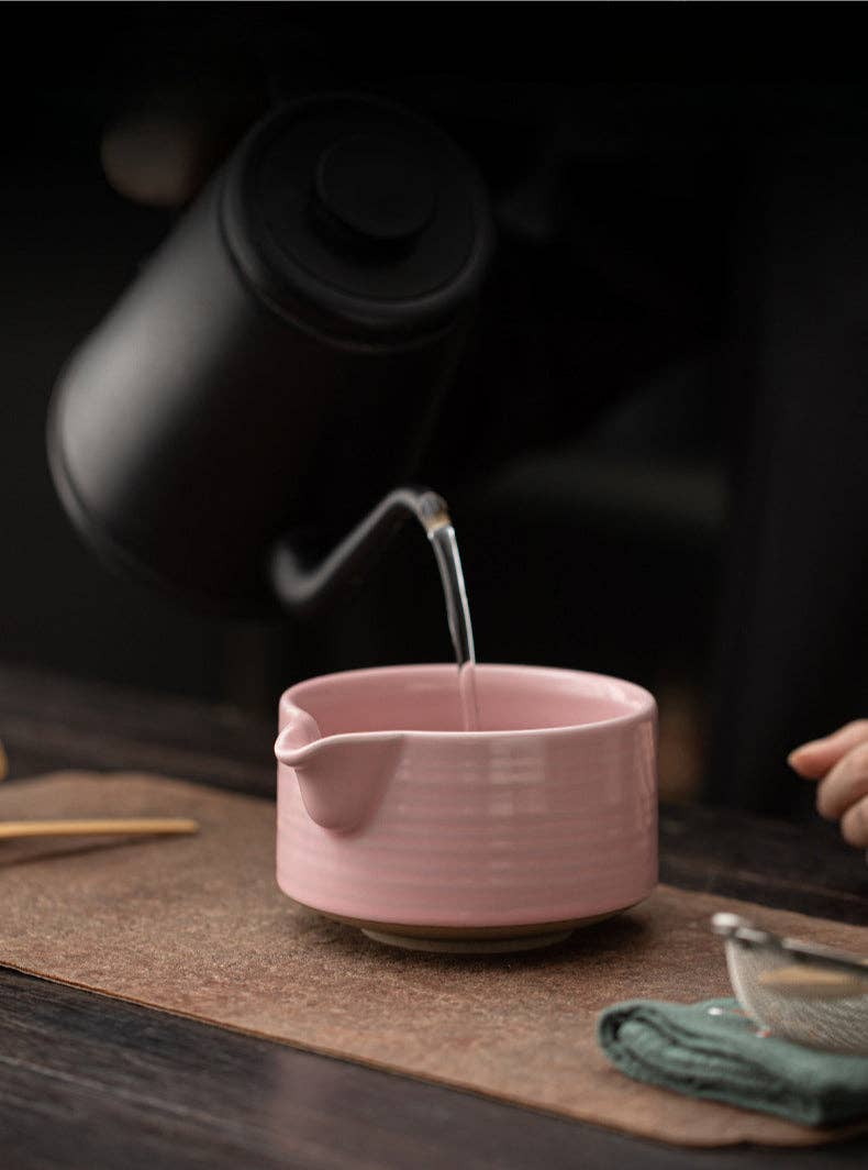 Gohobi – Keramisk matcha-sett  041 Rosa