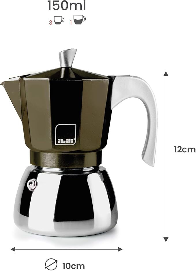 Ibili - Elba espressokanne - 3 kopper