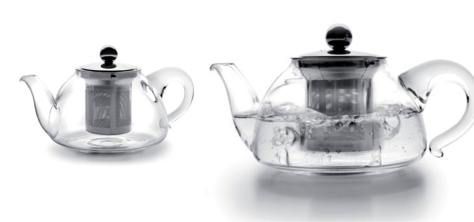 Ibili – Tekanne i glass med filter - 800ml