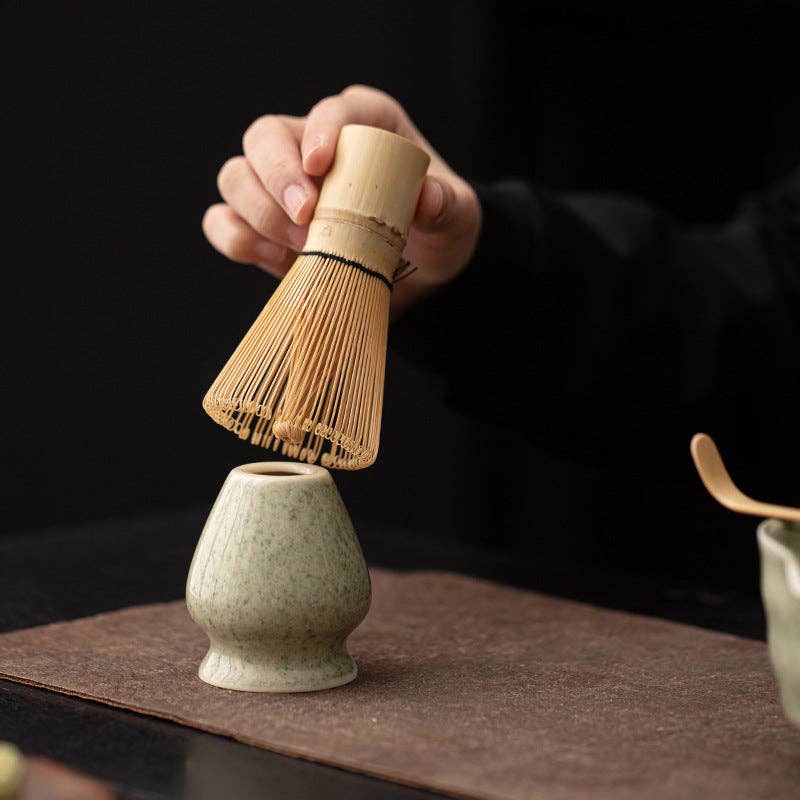 Gohobi – Keramisk matcha-sett 013 Hvit Hvit