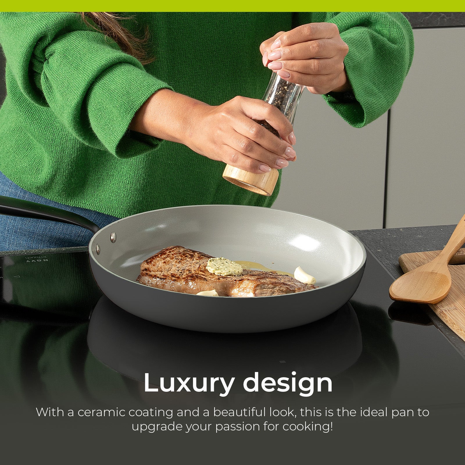 BE | LIVING Essential Stekepannesett 2 deler - Grå