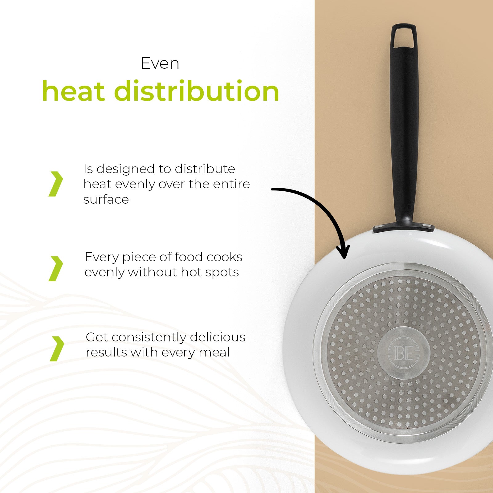BE | LIVING Essential Stekepannesett 2 deler - Hvit