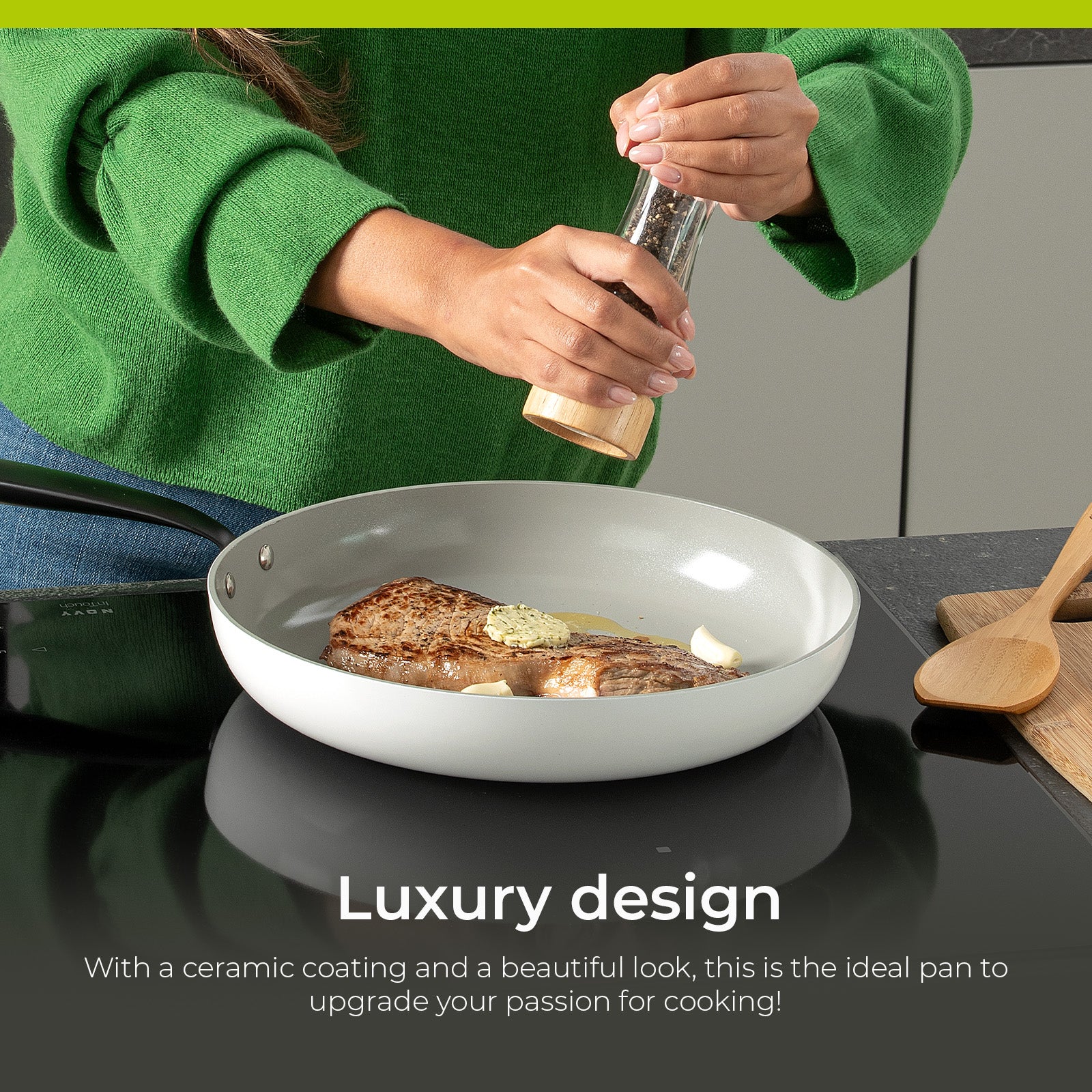 BE | LIVING Essential Stekepannesett 2 deler - Hvit