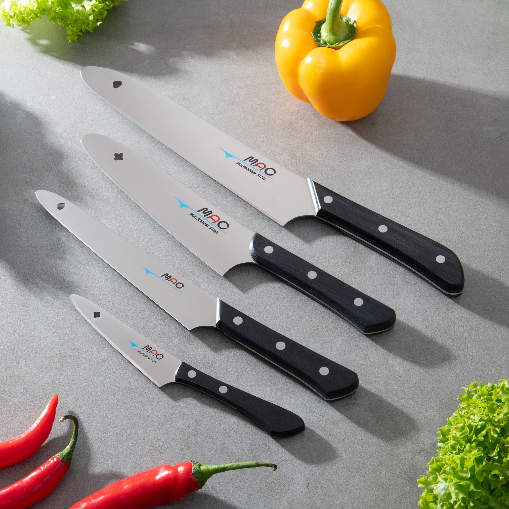 MAC Original Knivsett 4 Kniver