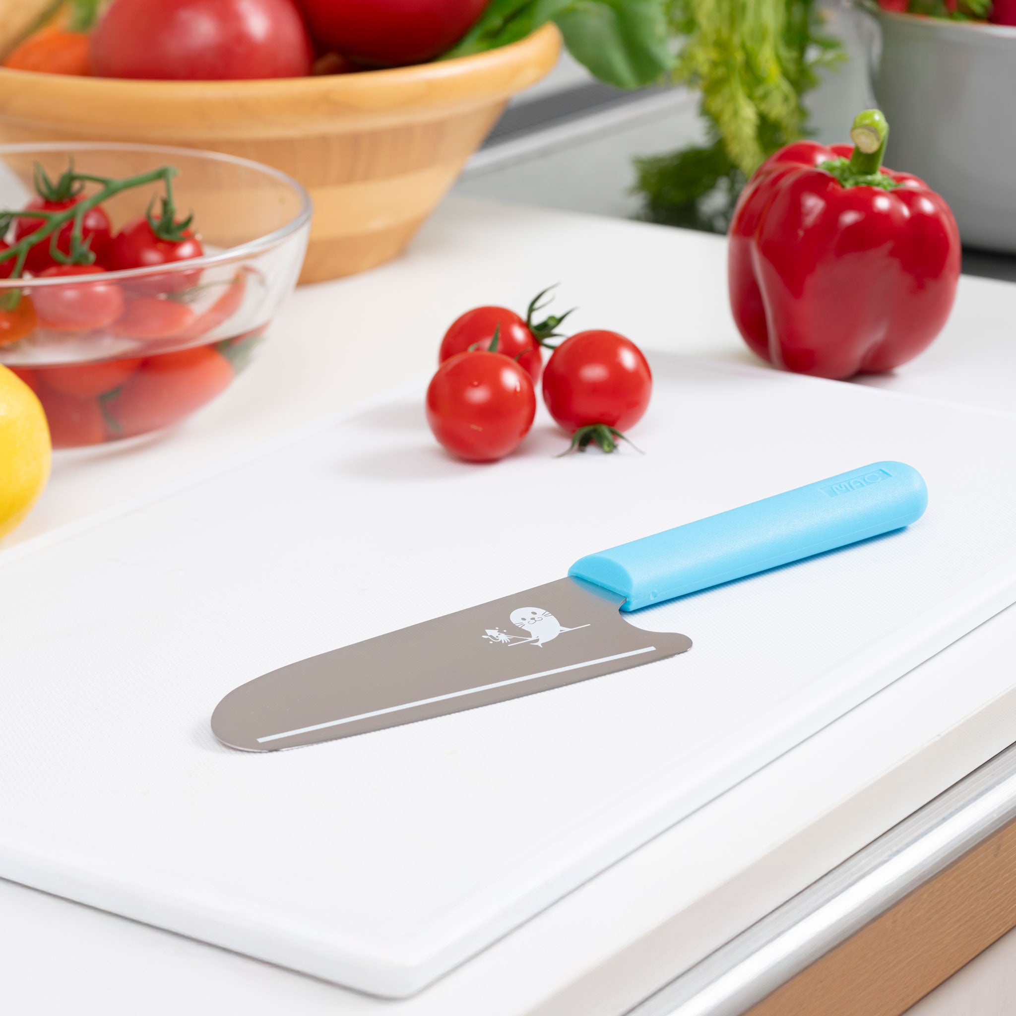 MAC Barnekniv Blå 12,5 cm
