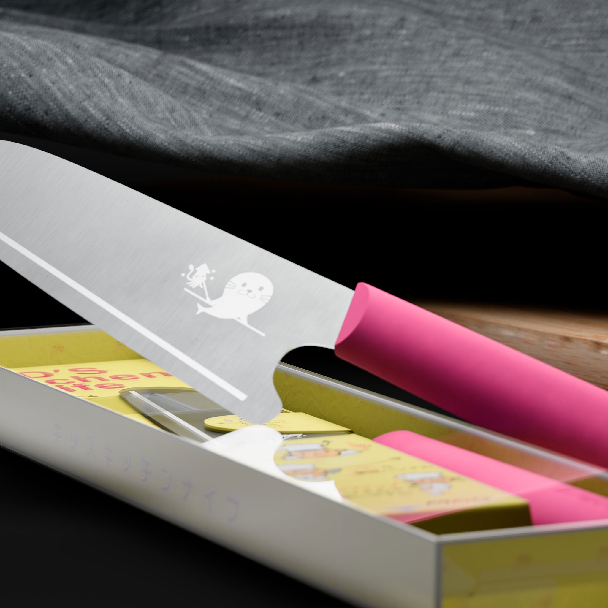 MAC Barnekniv Rosa 12,5 cm