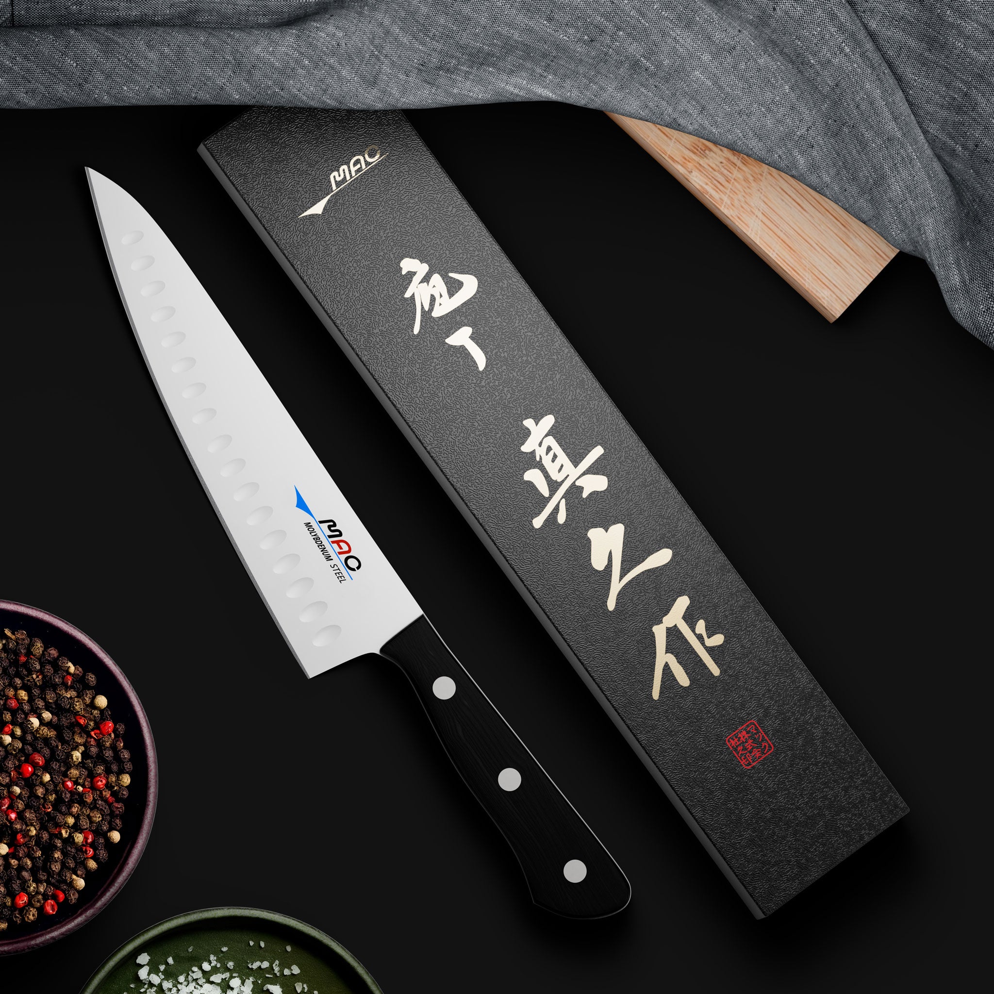 MAC Chef Kokkekniv med luftspalt 20 cm