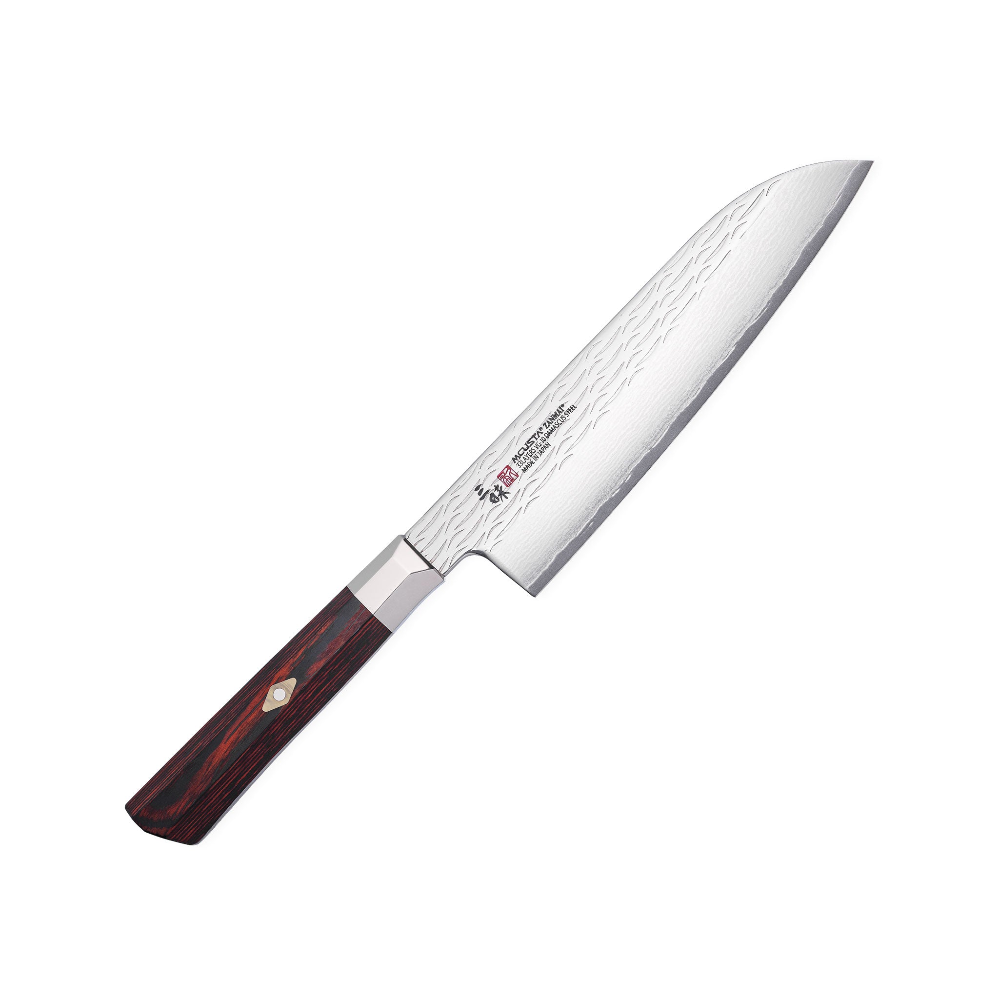 Mcusta Zanmai Supreme Ripple Santokukniv 18 cm