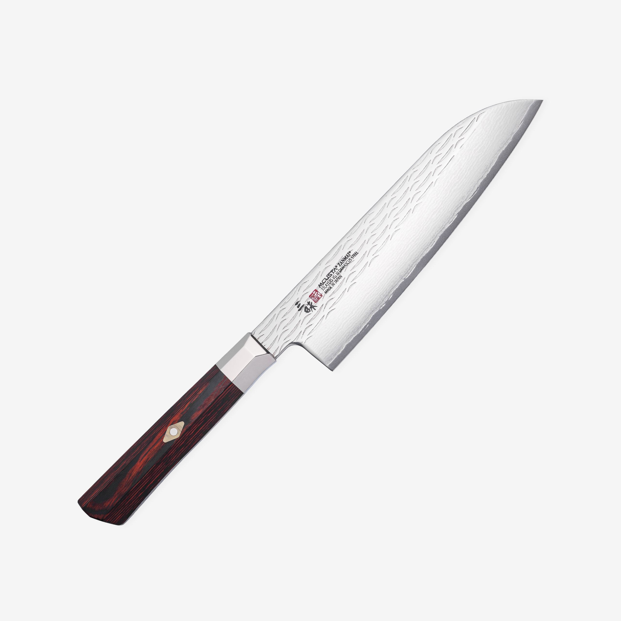 Mcusta Zanmai Supreme Ripple Santokukniv 18 cm
