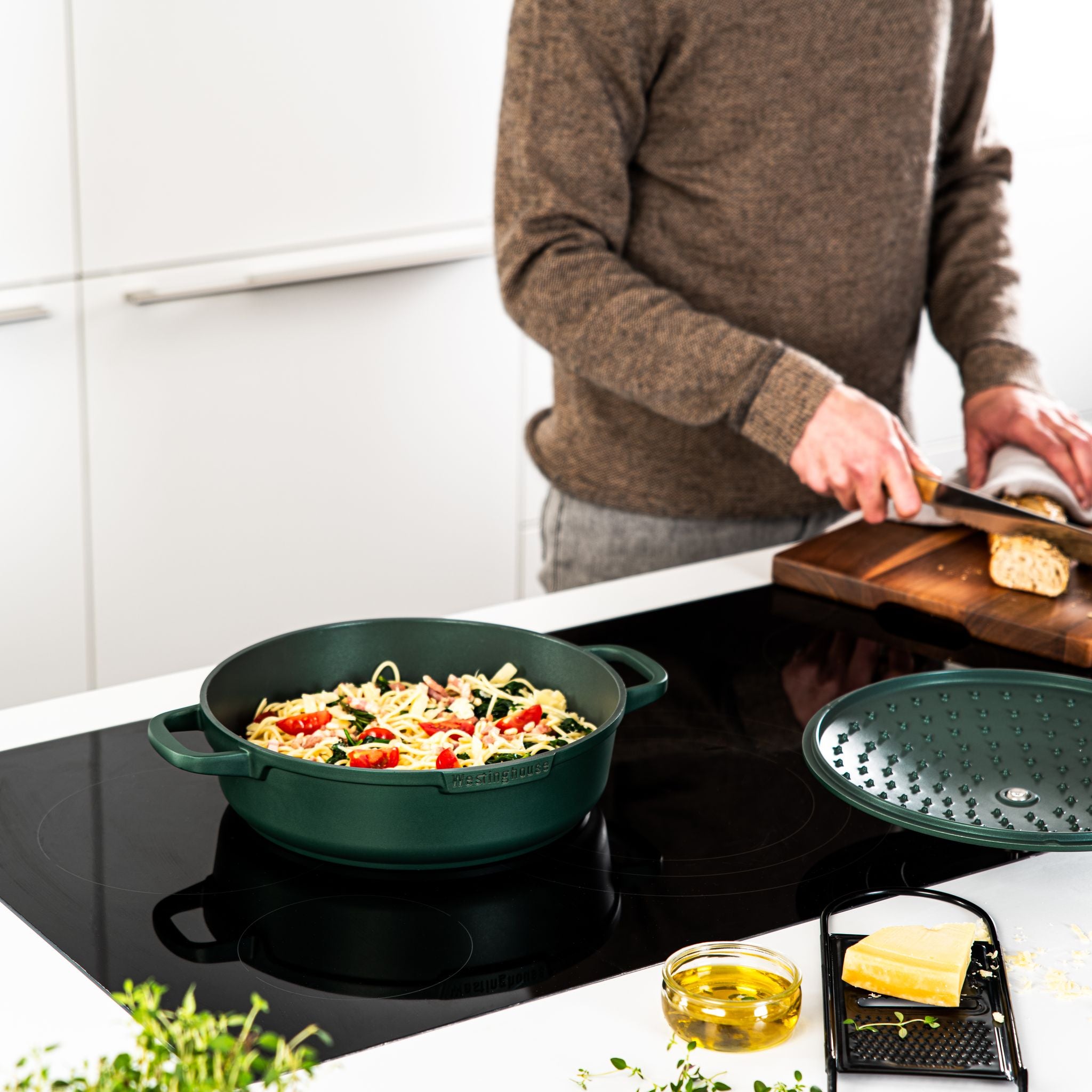 Westinghouse Performance Stekepanne - Ø28cm - Grønn