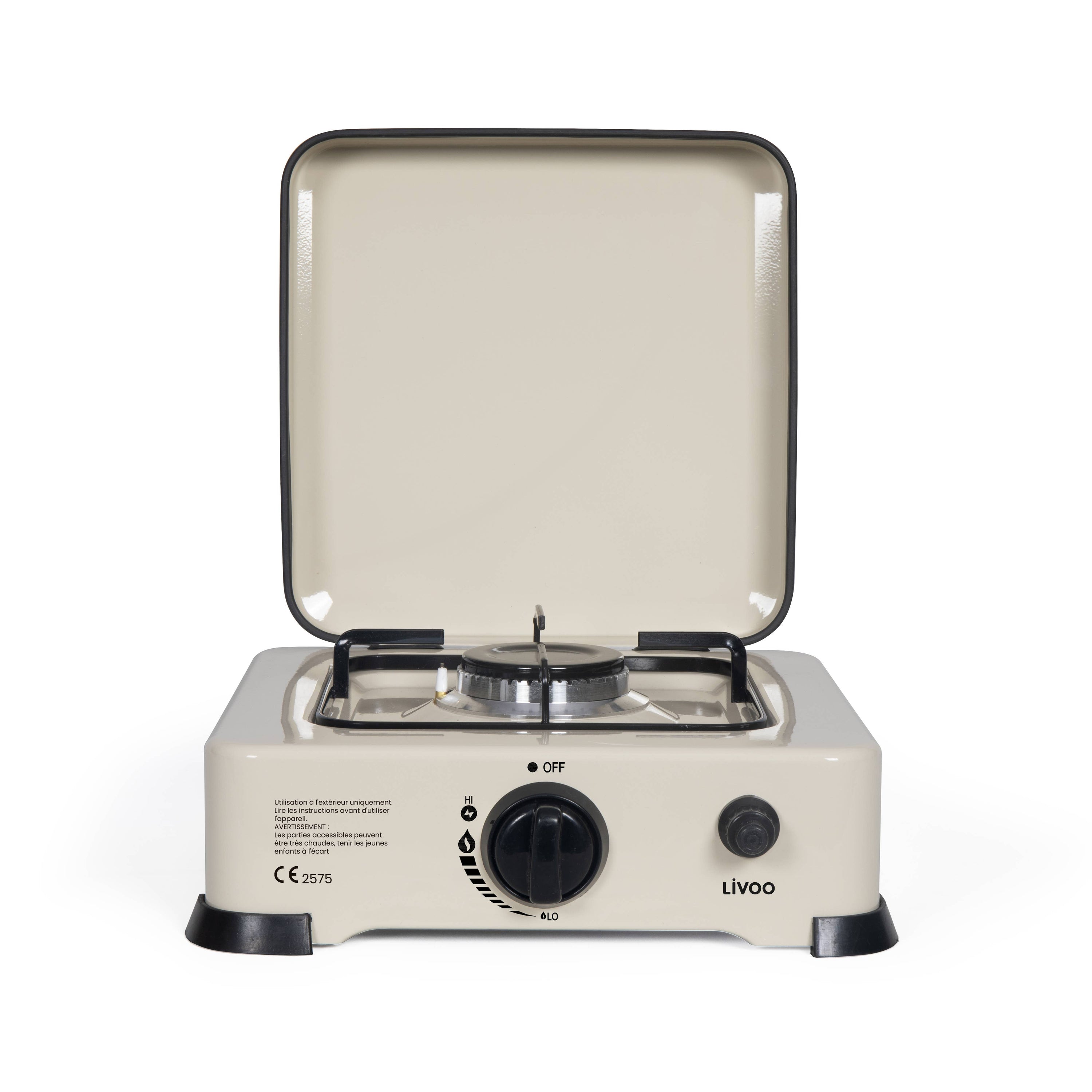 Livoo gassdrevet portabel platetopp